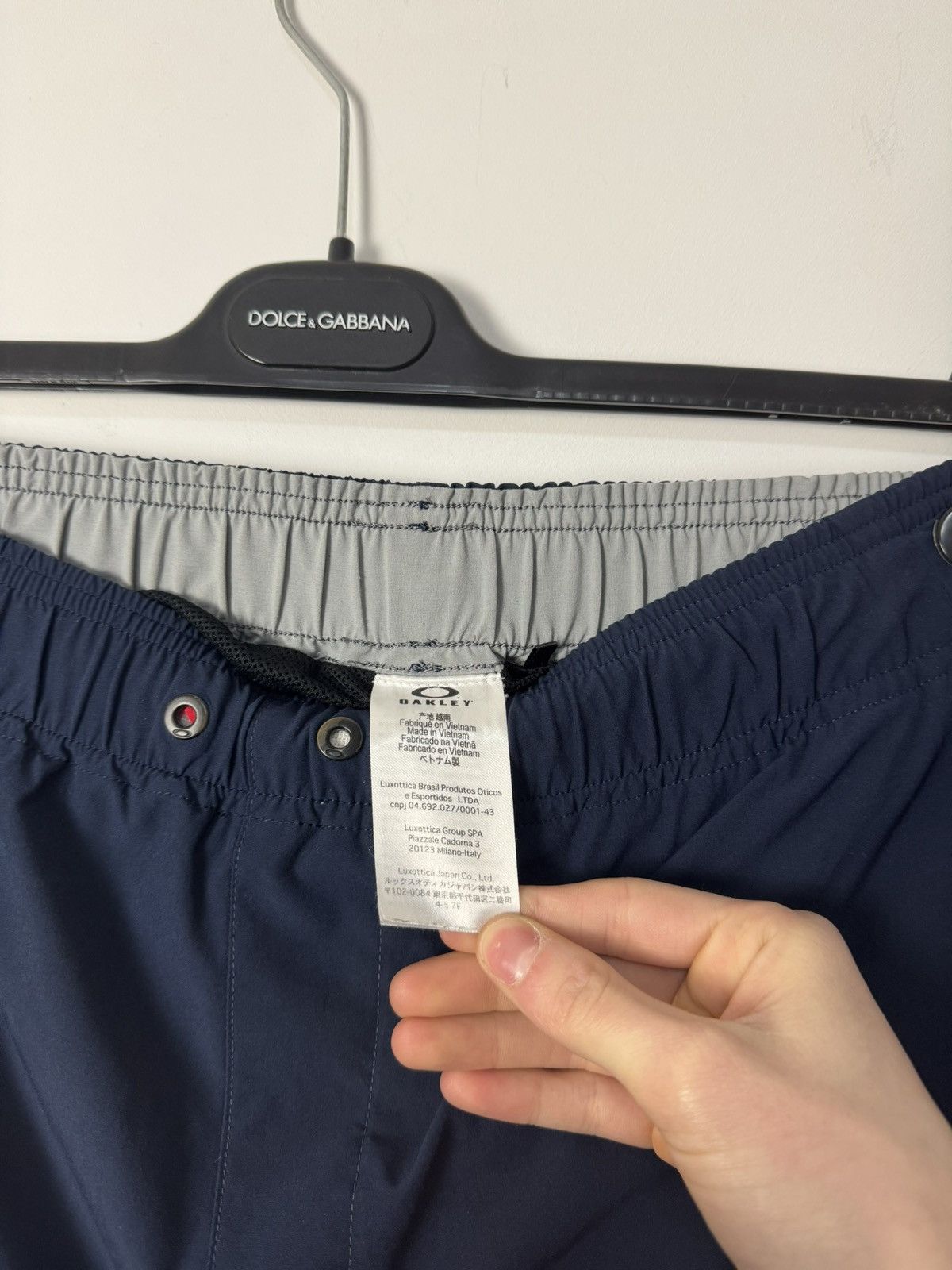 Oakley Oakley Swim Shorts Navy Performance Fit Logo Size US 32 / EU 48 - 4 Thumbnail