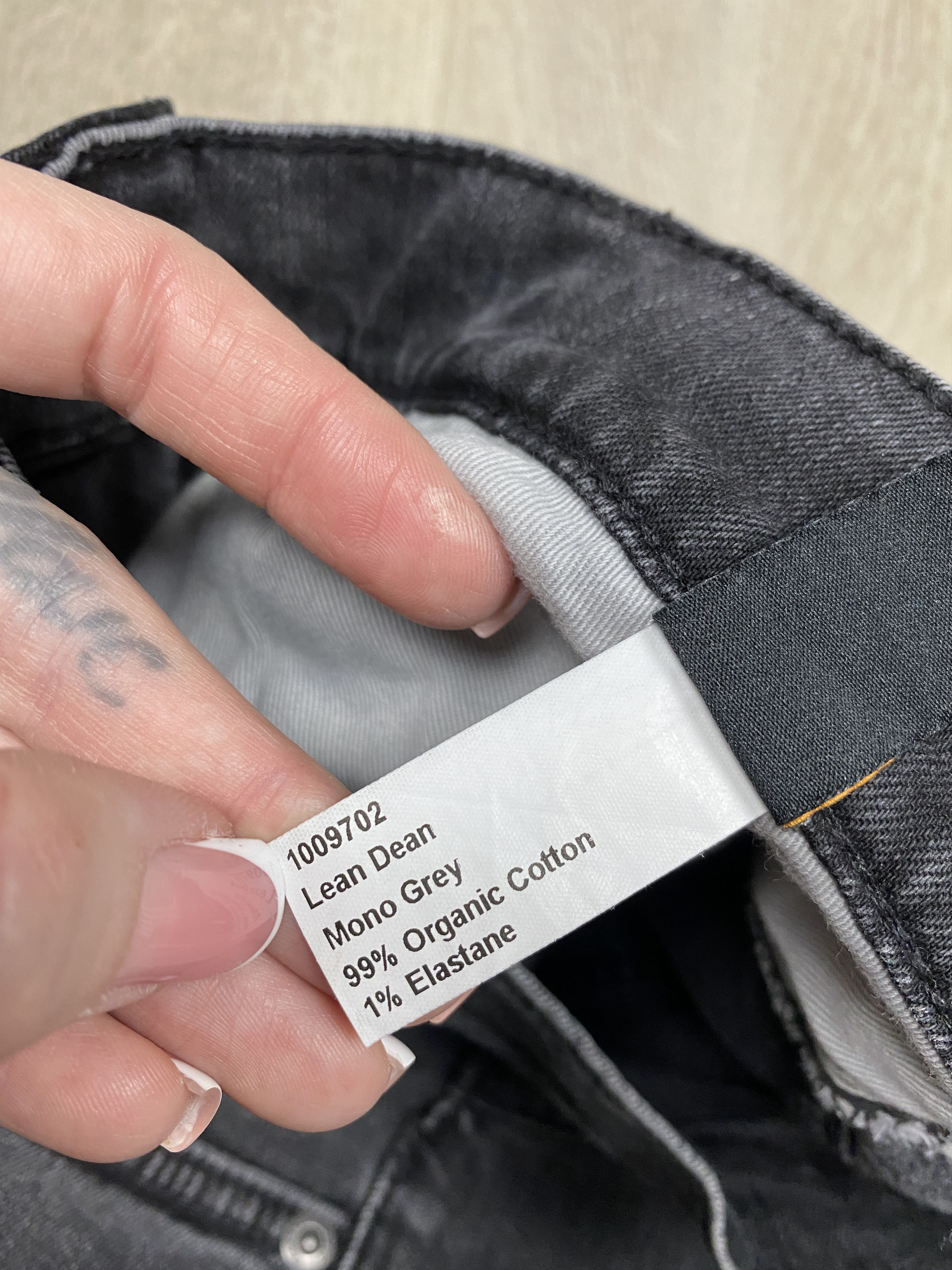 Nudie Jeans Nudie Jeans Lean Dean Vintage Mens Denim Pants Jeans Size US 32 / EU 48 - 10 Thumbnail