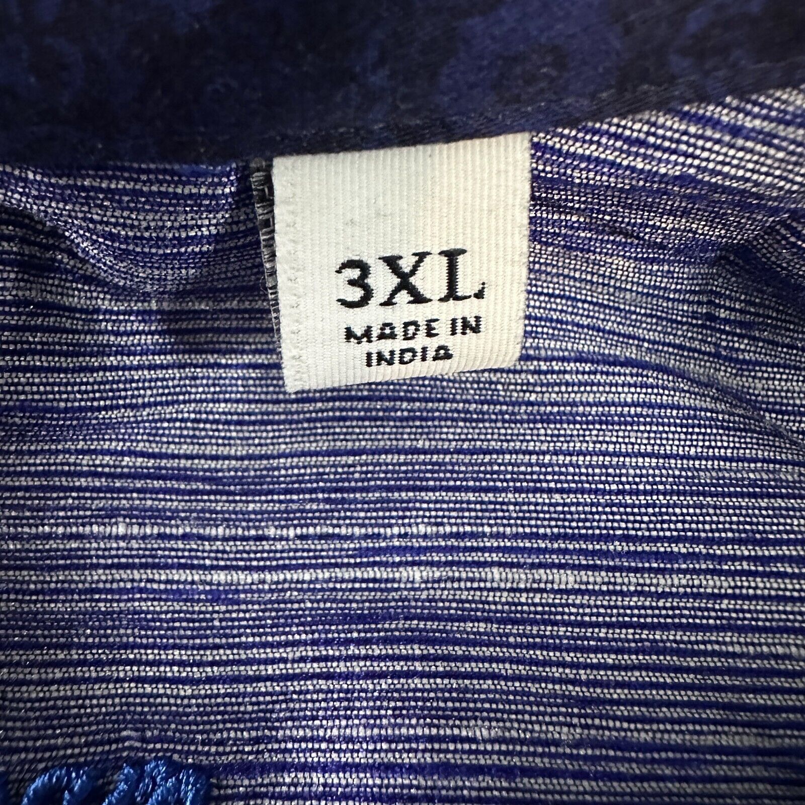 Robert Graham Robert Graham Shirt Men's 3XL XXXL Blue Damask Flip Cuff Size US XXL / EU 58 / 5 - 8 Thumbnail