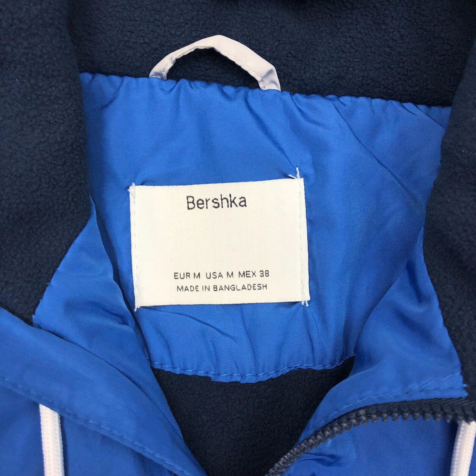 Bershka Bershka Blue/Grey windbreaker insulated jacket size medium Size US M / EU 48-50 / 2 - 4 Thumbnail