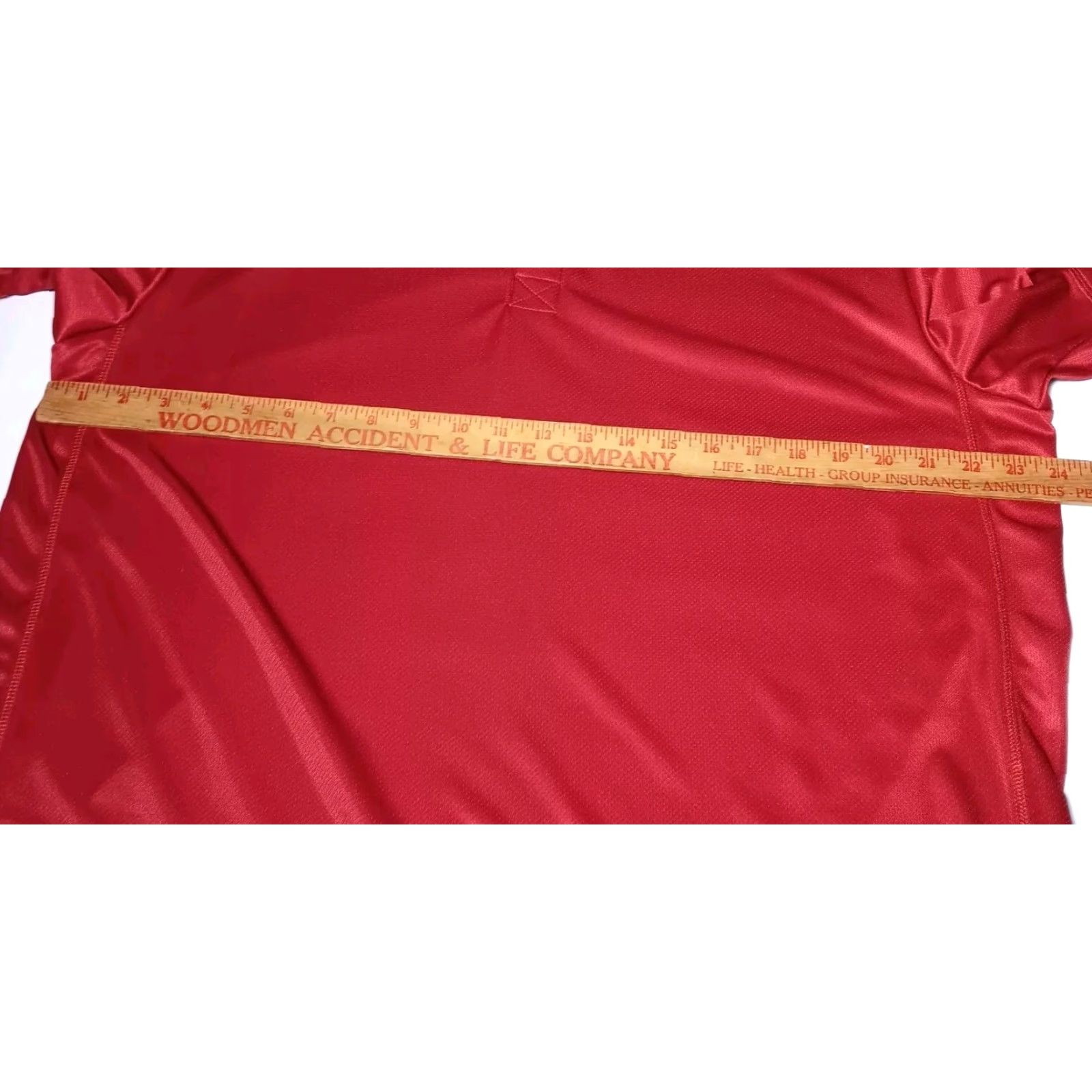 Nike Nike Golf Polo Shirt Men XL Short Sleeve Woven Red Polyester Performance Sporty Size US XL / EU 56 / 4 - 6 Thumbnail