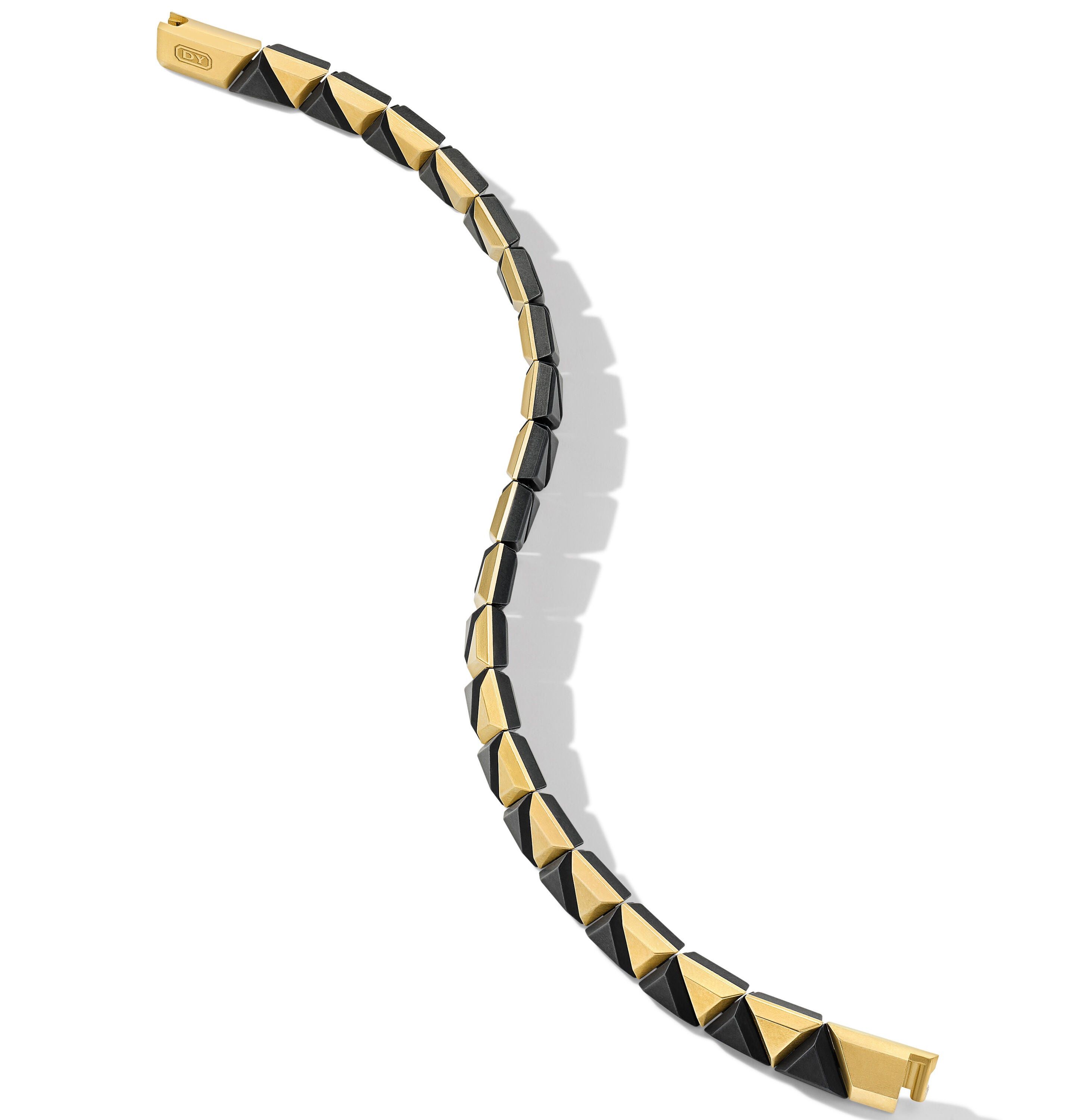 David Yurman oc11z1025 Bracelet in Black Titanium with 18K Yellow Gold Size ONE SIZE - 3 Thumbnail