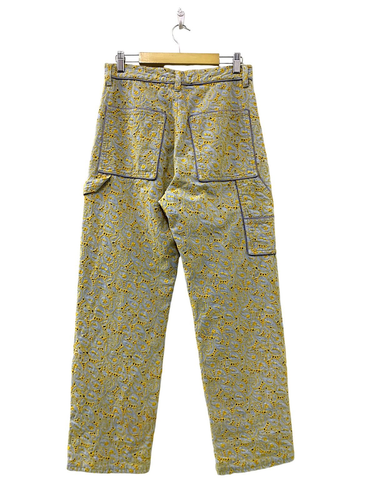 X-Girl RARE Carpenter Pants Paisley Embroidery Size 28" / US 6 / IT 42 - 2 Thumbnail