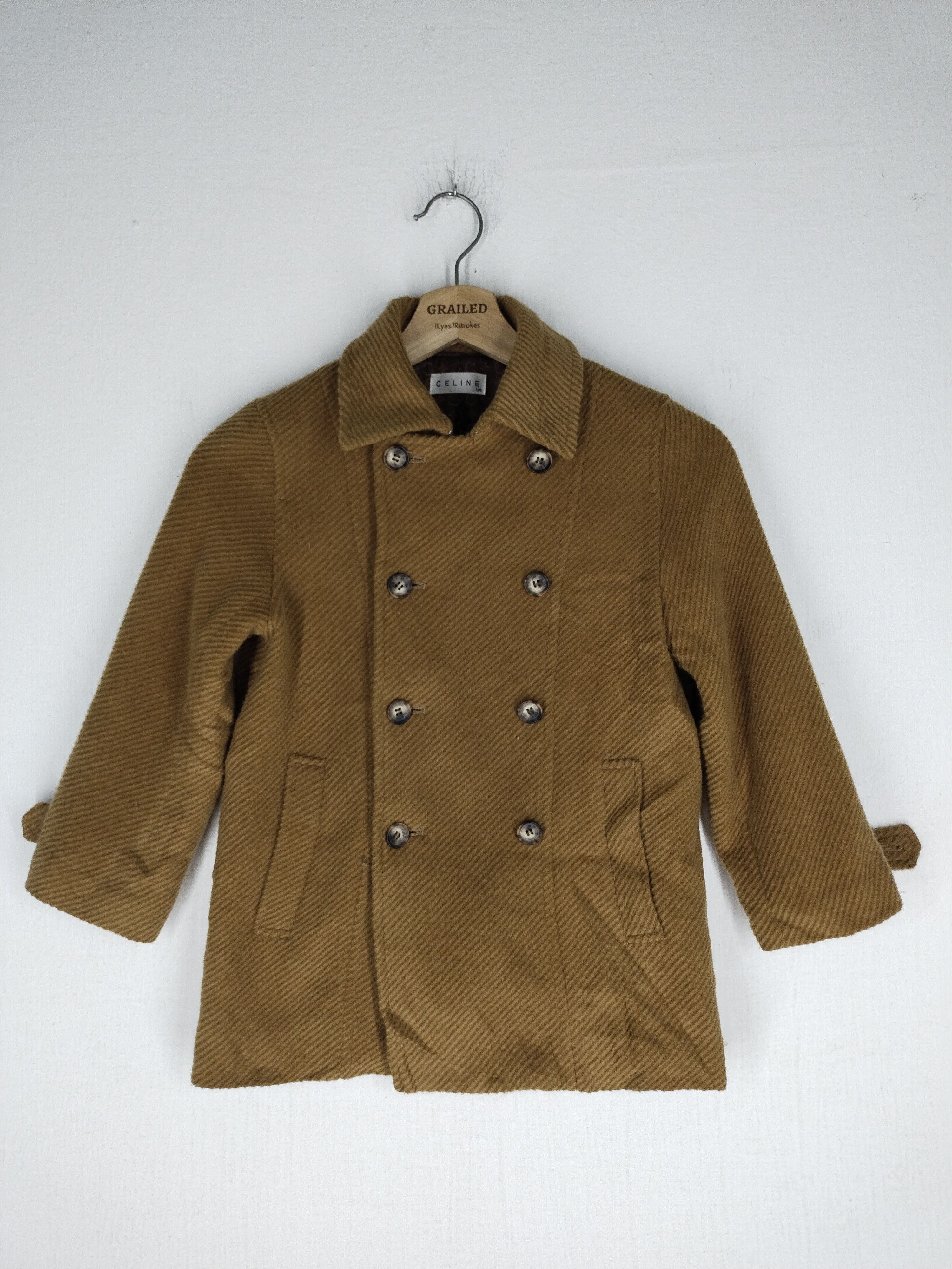 Celine Vintage 80's Celine Double-breasted Jacket Size S / US 4 / IT 40 - 2 Thumbnail