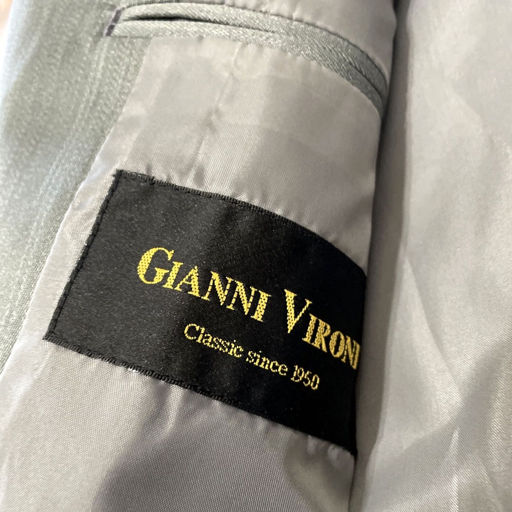 Vintage VINTAGE Gianni Vironi Super 100 Trench Coat Women 42R Gray Lightweight Sleek NEW Size M / US 6-8 / IT 42-44 - 5 Thumbnail