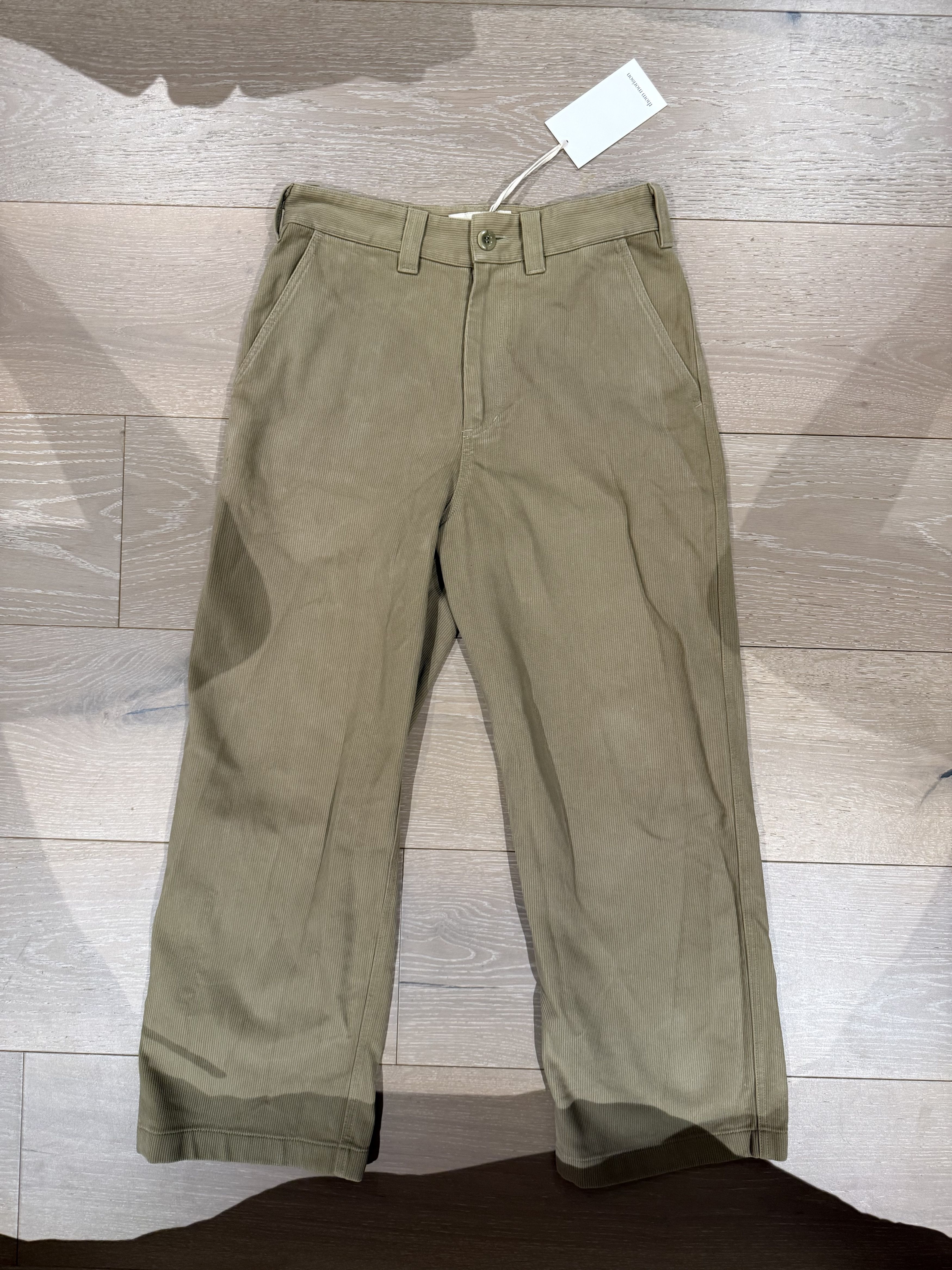 Other 💚 Thom Morison Wide Bedford Pant Fawn Small NEW Size US 32 / EU 48 - 5 Thumbnail