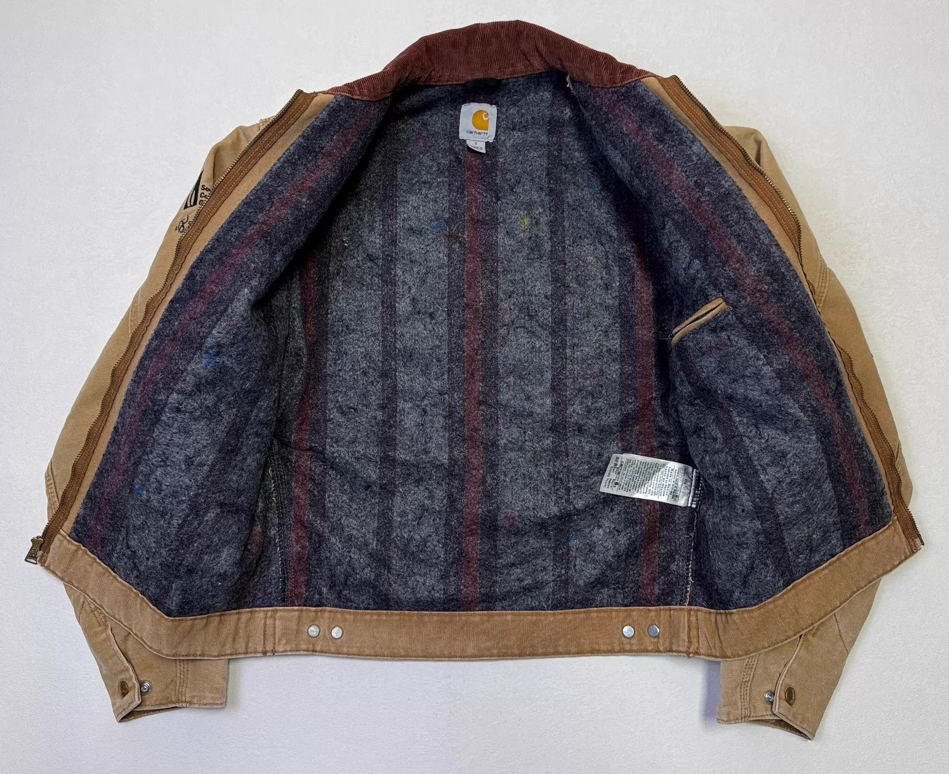 Carhartt Carhartt RNJ001 S Brown Detroit Jacket Interstellar Size US S / EU 44-46 / 1 - 4 Thumbnail