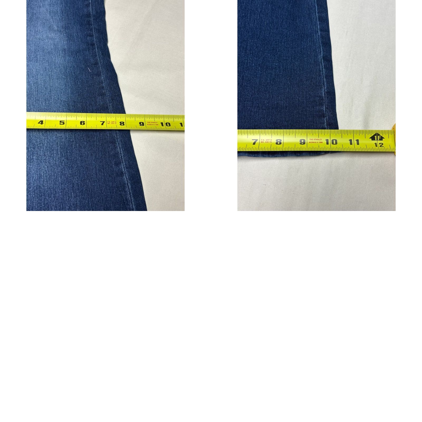 Levi's Levis 726 High Rise Flare Jeans Womens W32 L32 Dark Wash Blue Denim NWT Size 24" / US 00 / IT 34 - 9 Thumbnail