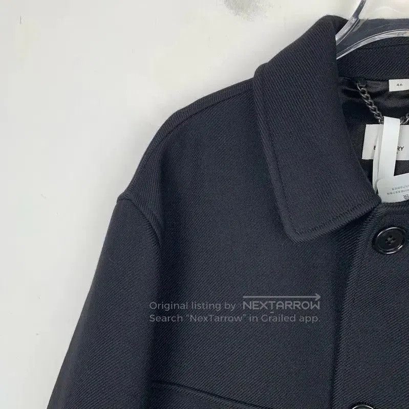 Burberry Burberry Black Wool Men's Coat. Size US S / EU 44-46 / 1 - 3 Thumbnail