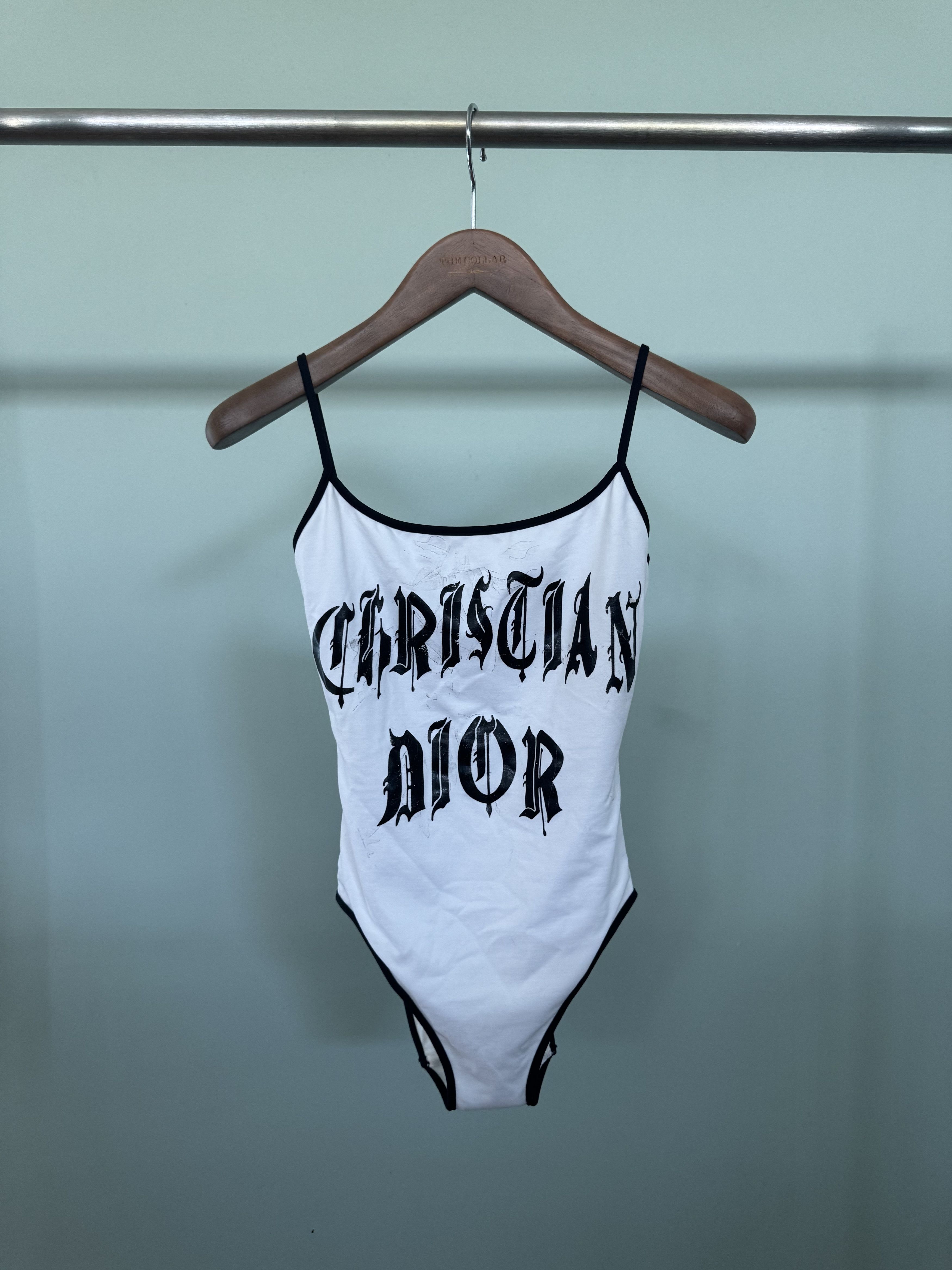 Dior CHRISTIAN DIOR BY JOHN GALLIANO SS02 GOTH PRINT SWIM SUIT Size M / US 6-8 / IT 42-44 - 1 Thumbnail