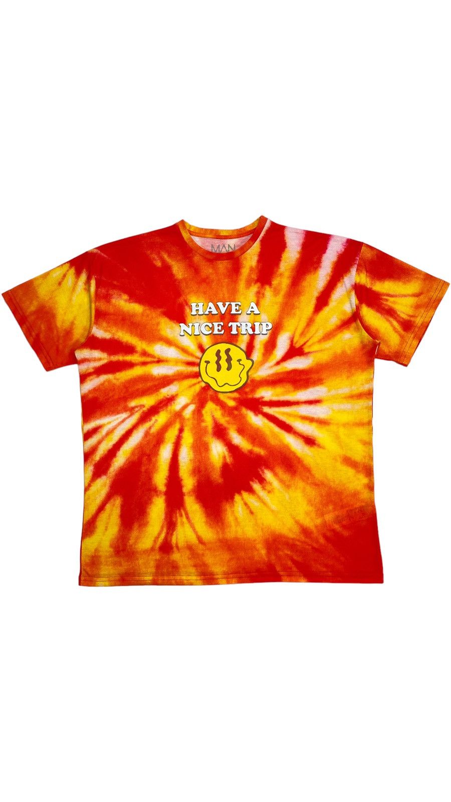 Vintage 🔥LASTDROP🔥 Have A Nice Trip Psychedelic Smiley Tie Dye Size US XL / EU 56 / 4 - 1 Thumbnail