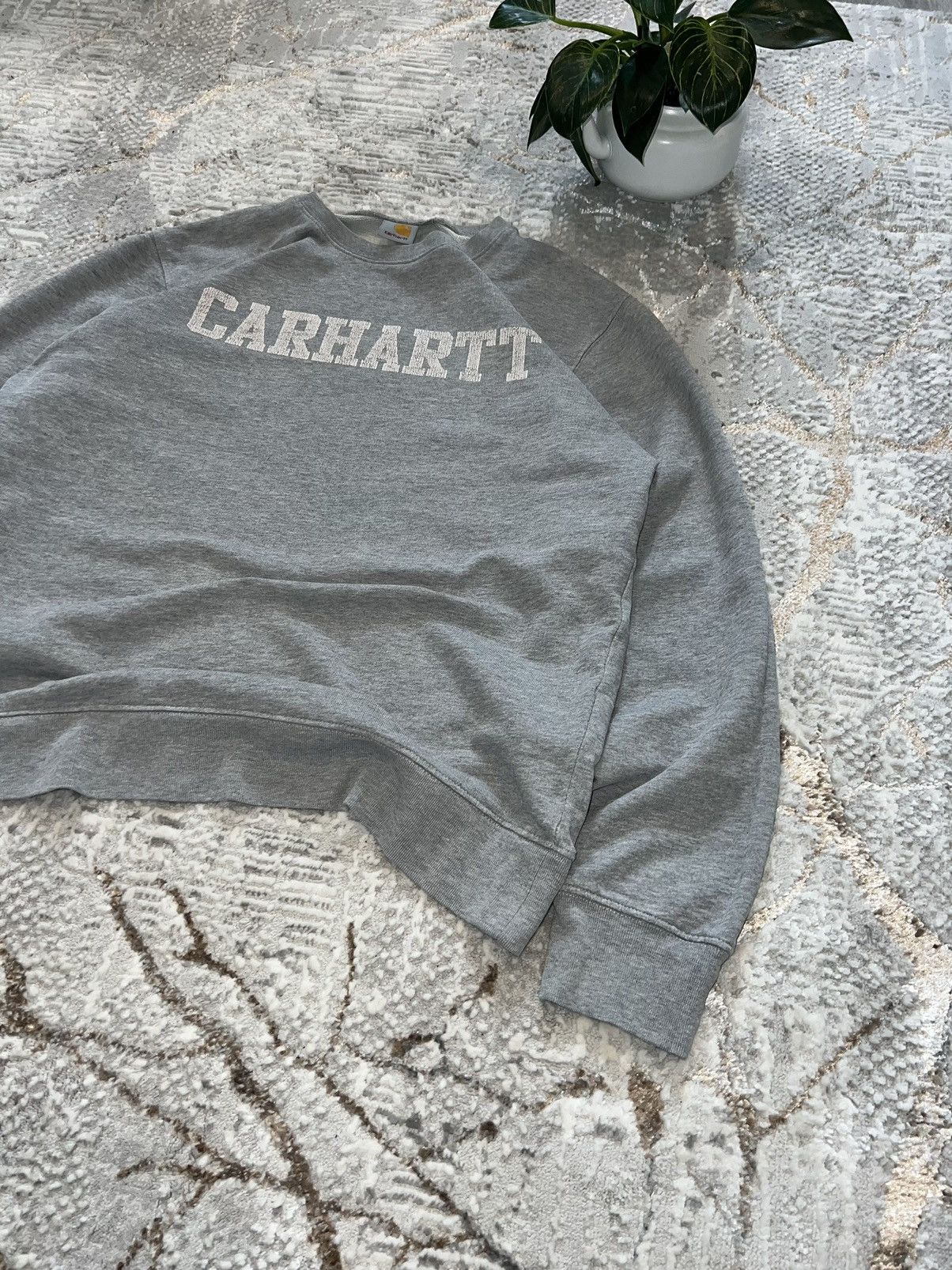 Carhartt × Vintage CARHARTT VINTAGE COLLEGE SWEATSHIRT Y2K CREWNECK Size US L / EU 52-54 / 3 - 4 Thumbnail