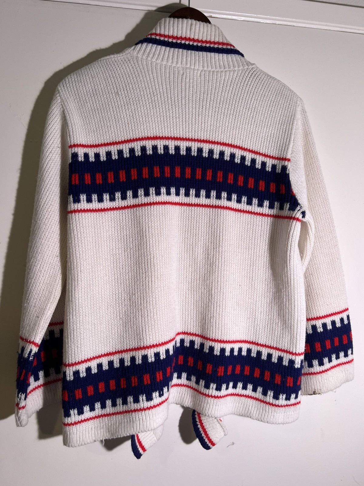 60's 70's VTG Vintage Montgomery Ward Multi Pattern Sweater