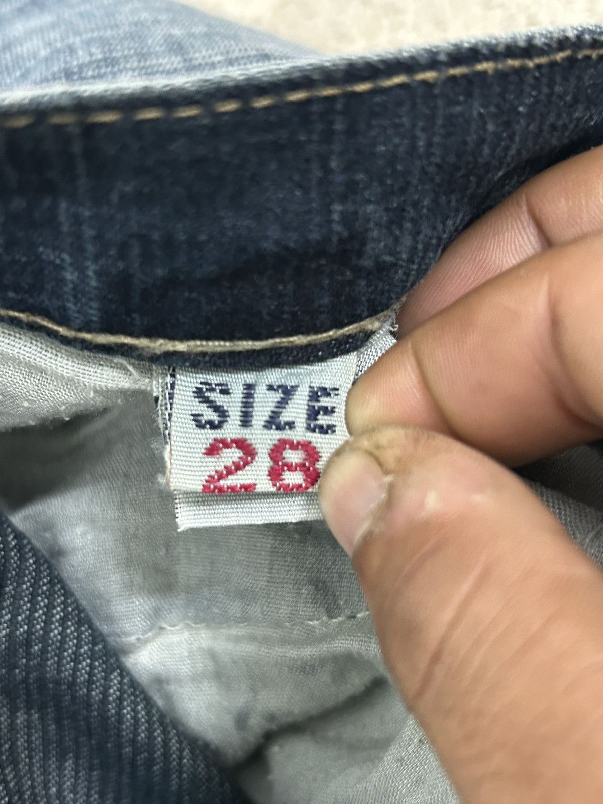 Hysteric Glamour Flare Jeans Painted Washed Heavy Whisker Size 27" / US 4 / IT 40 - 15 Thumbnail