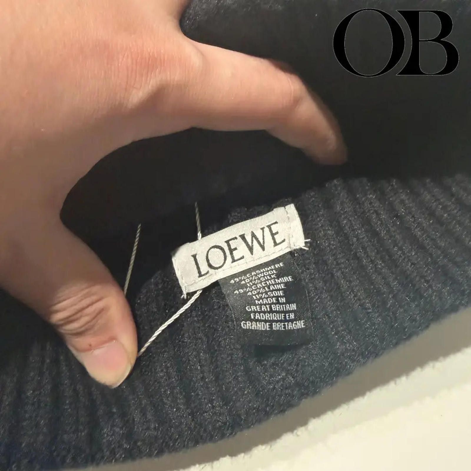 Loewe Loewe Cashmere Beanie Size ONE SIZE - 3 Thumbnail