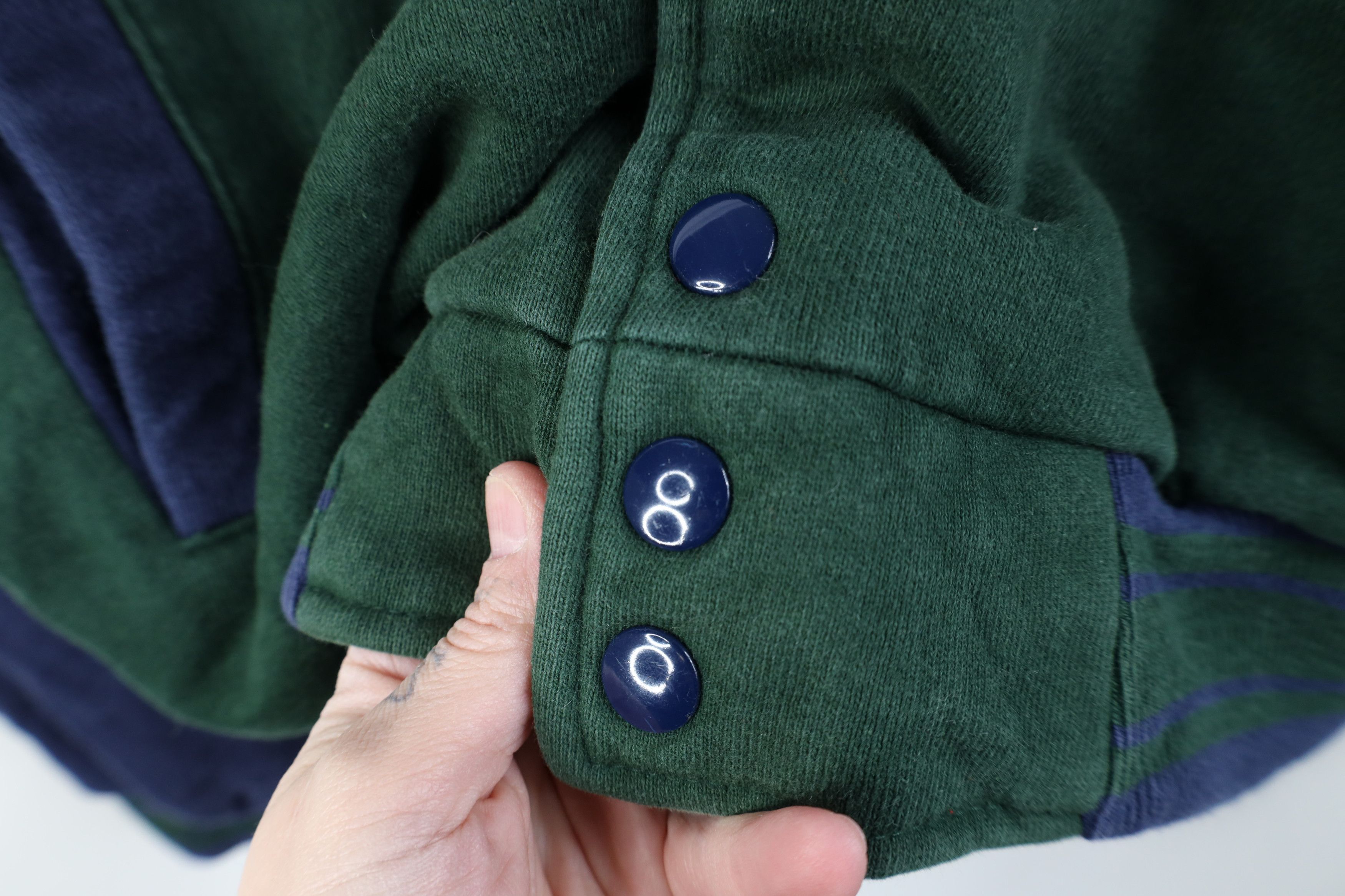 Vintage Vintage 90s Streetwear Block Lined Sweatshirt Bomber Jacket Size US L / EU 52-54 / 3 - 6 Thumbnail