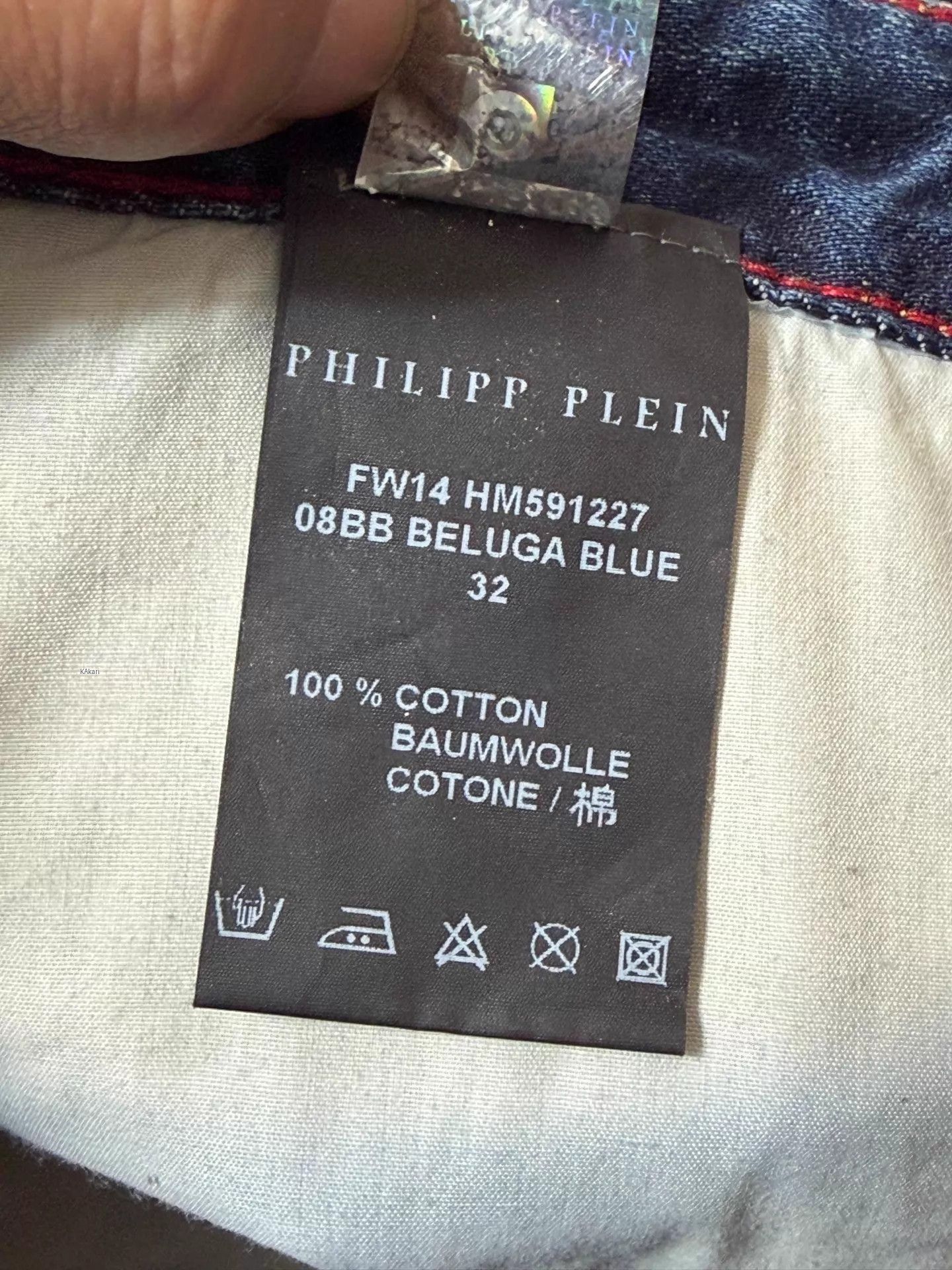 Philipp Plein Blue Distressed Denim Jeans Size 32 Size US 32 / EU 48 - 7 Thumbnail