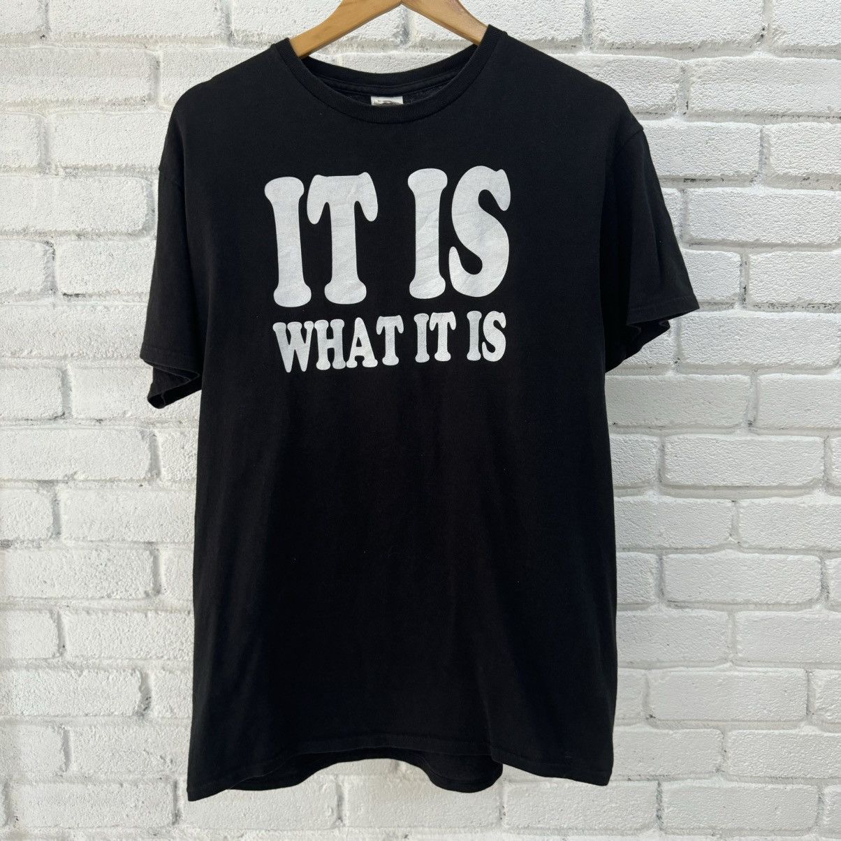 Vintage It Is What It Is Tee Size US L / EU 52-54 / 3 - 1 Thumbnail