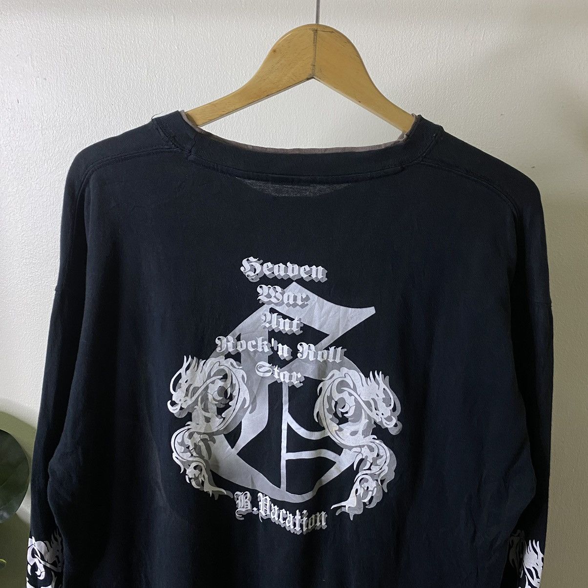 If Six Was Nine BlueVacation Seditionaries Poem Dragon Cyber Gothic Punk LS Size US XL / EU 56 / 4 - 2 Thumbnail