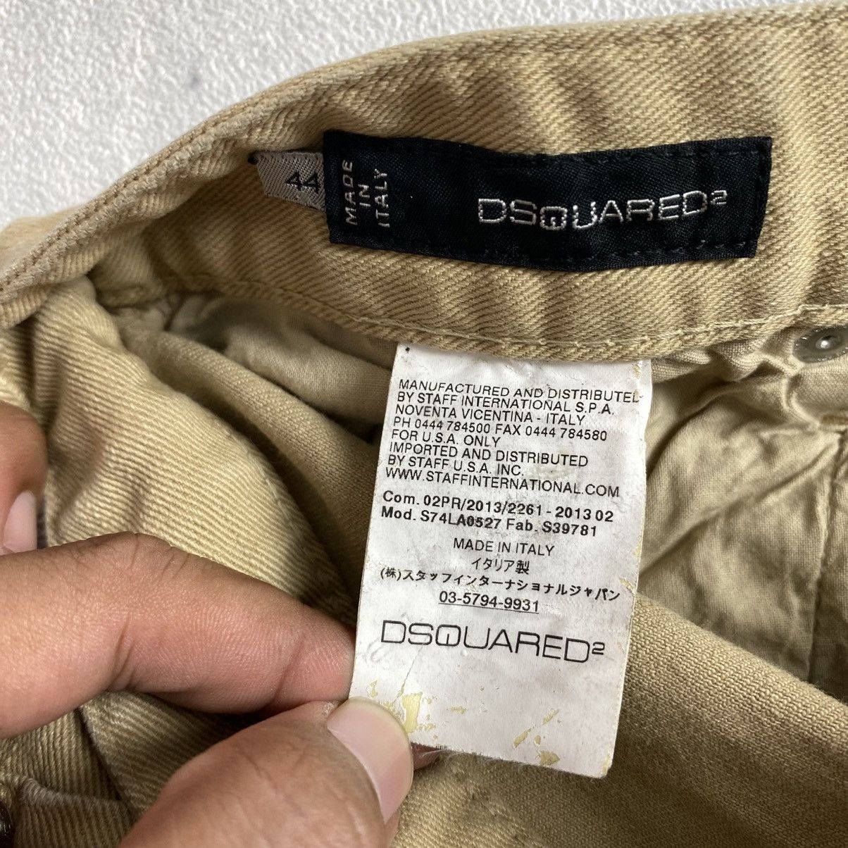 Dsquared2 Dsquared2 Khaki Solid Casual Pants Size US 30 / EU 46 - 7 Thumbnail