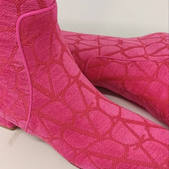 Valentino Valentino Garavani Toile Iconographe VLogo Boots - EU36.5 Size US 6.5 / IT 36.5 - 7 Thumbnail