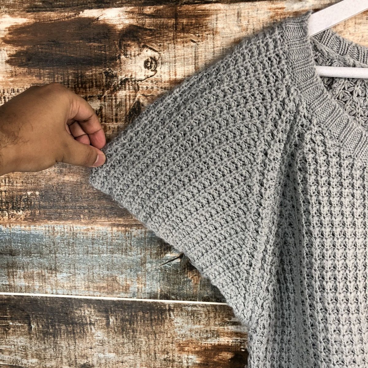 Homespun Knitwear × Japanese Brand × Jil Stuart Jills Stuart Grey streetwear knitwear #A1284 Size M / US 6-8 / IT 42-44 - 7 Thumbnail
