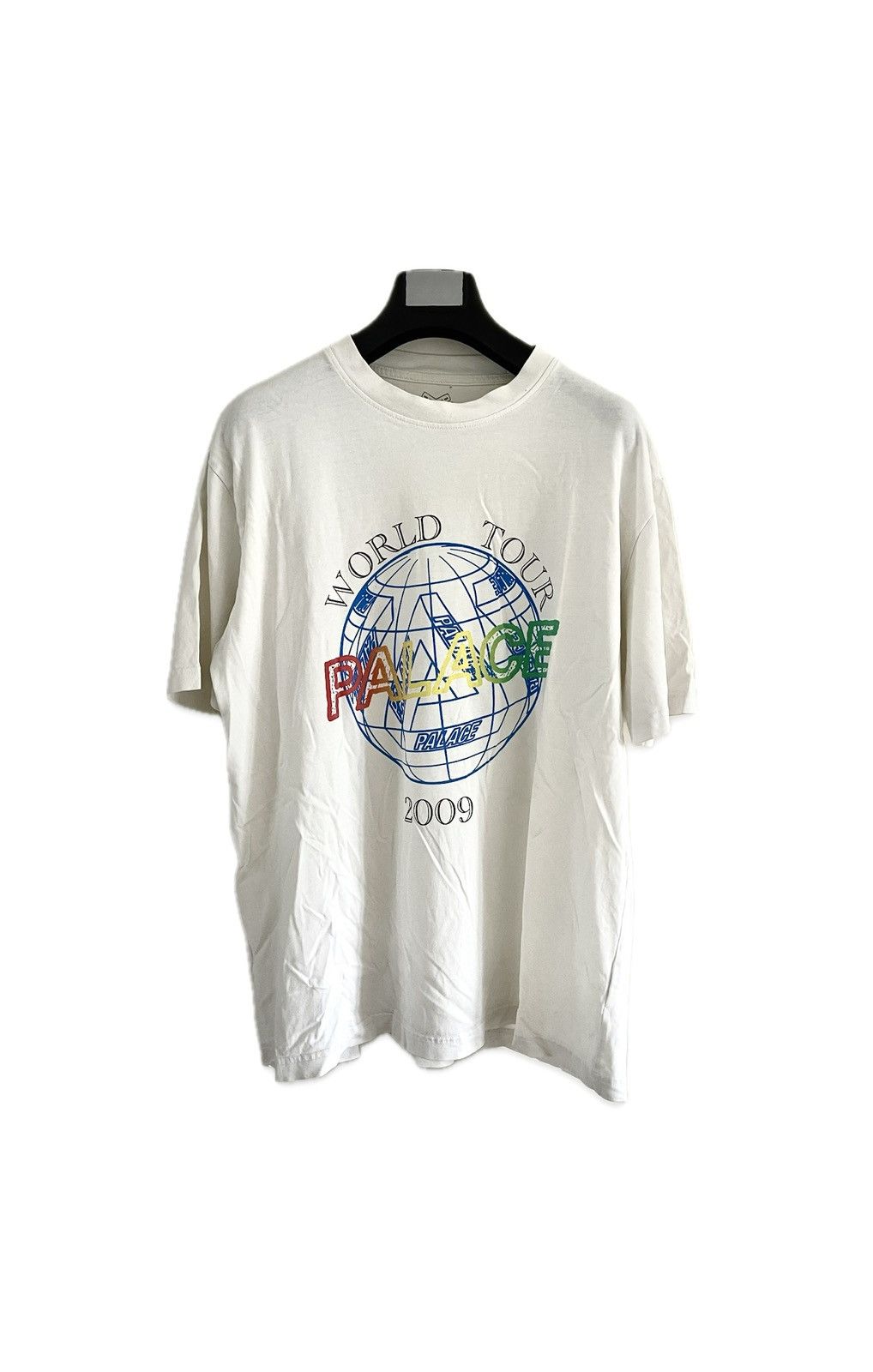 Palace Palace Skateboards World Tour 2009 White T-Shirt XL | Grailed