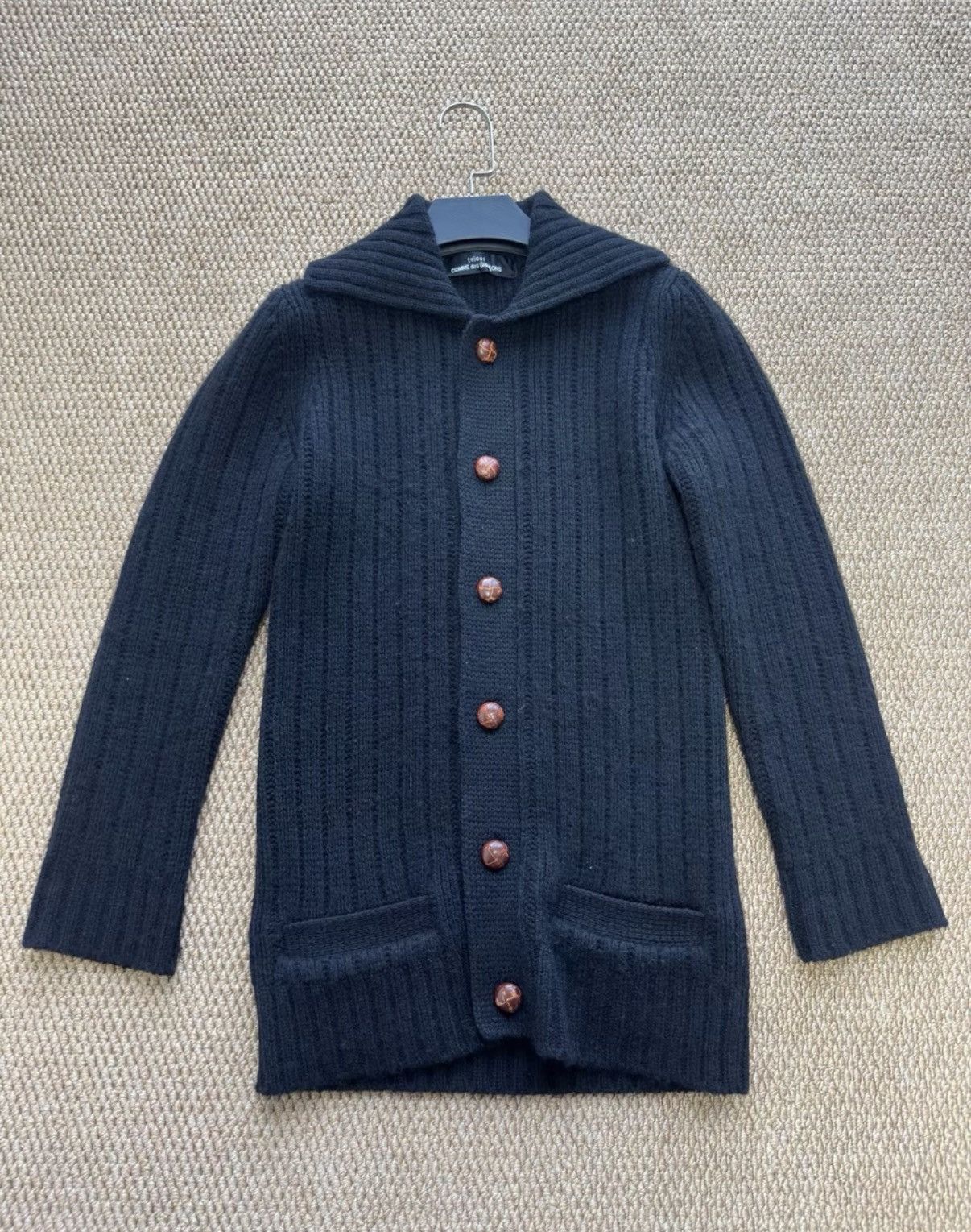 Comme des Garcons Comme des Garçons Wool Shawl Collar Cardigan K23 Size US M / EU 48-50 / 2 - 1 Thumbnail
