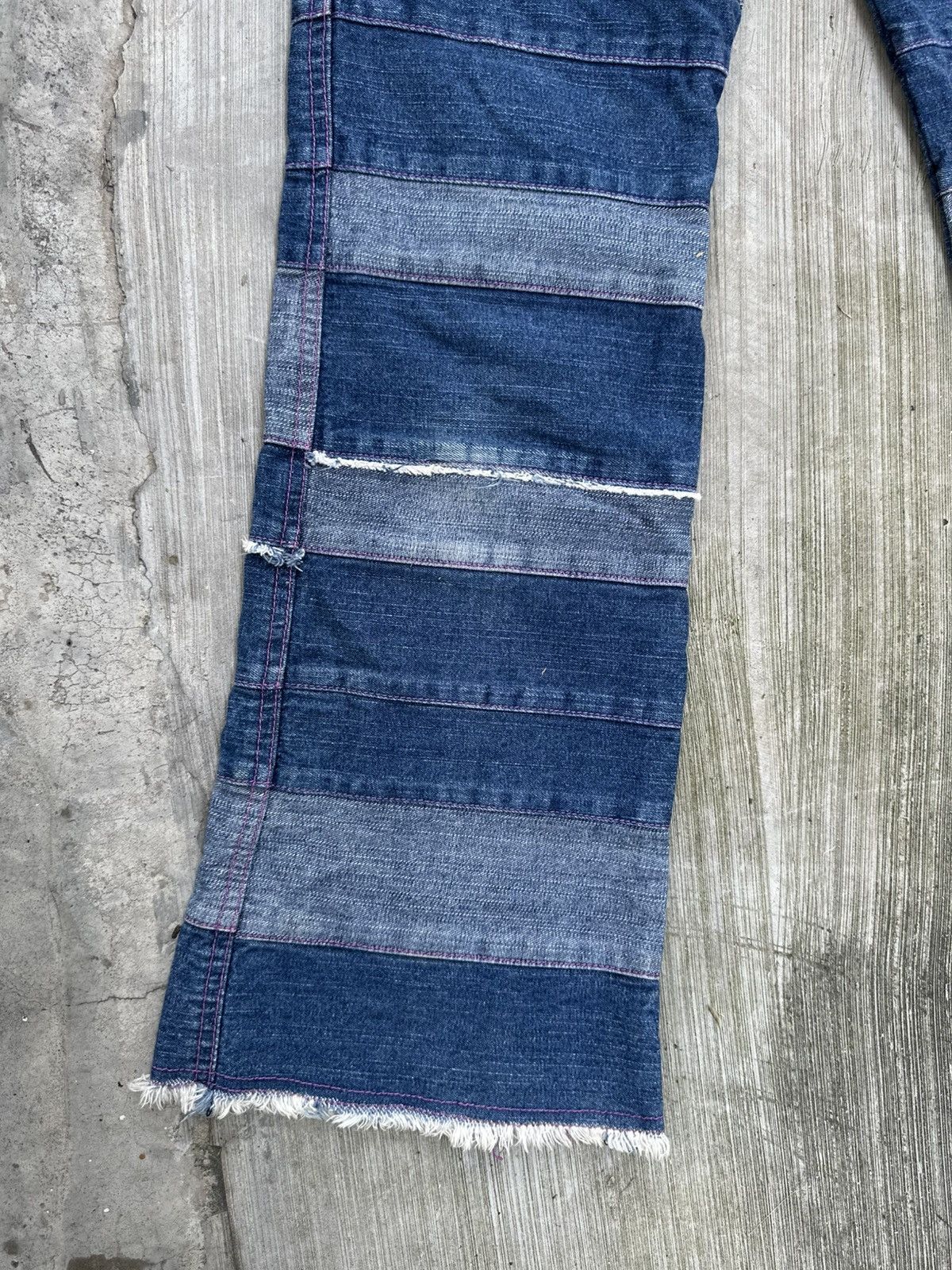 If Six Was Nine × Japanese Brand × Le Grande Bleu (L.G.B.) Inspired Kinky Hysteric Glamour Denim Jeans Size 26" / US 2 / IT 38 - 9 Thumbnail