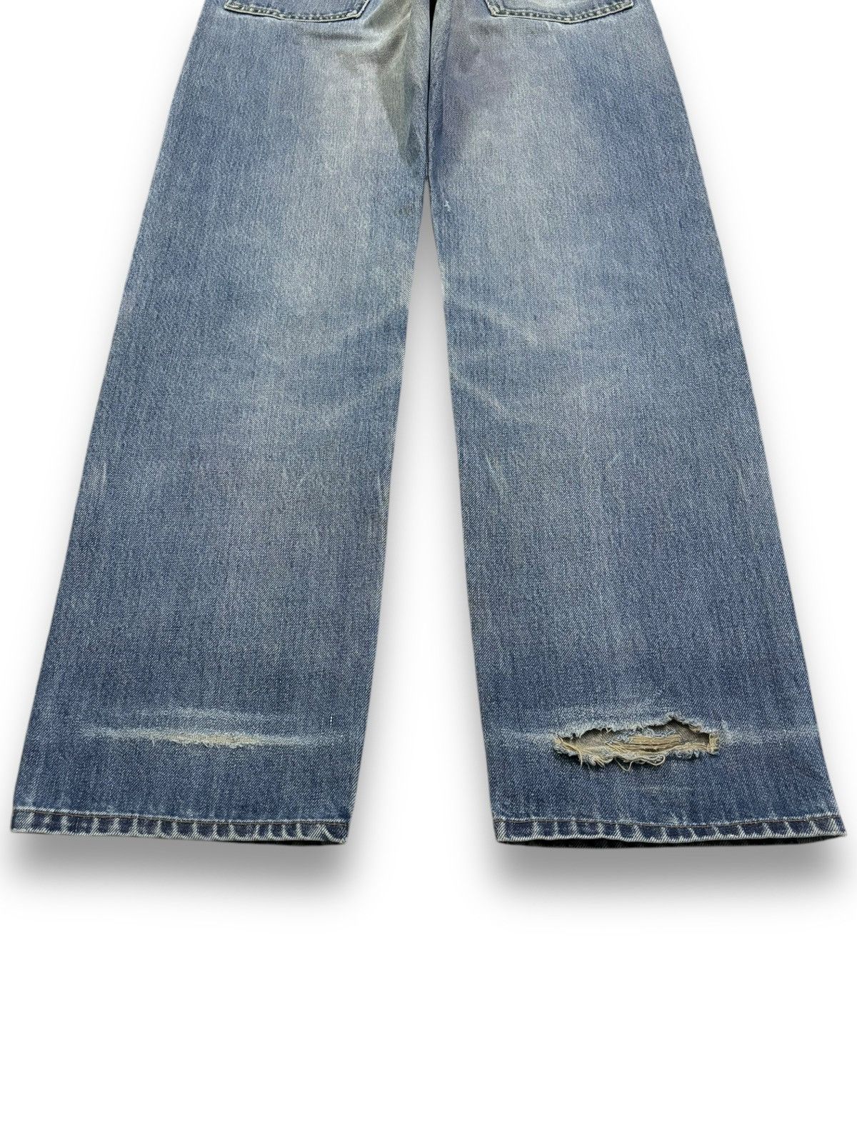 Marithe + Francois Girbaud Vintage 90s Marithe Francois Girbaud Baggy Distressed Jeans Size US 30 / EU 46 - 14 Thumbnail
