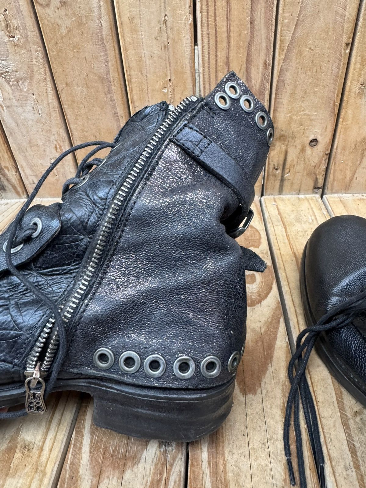 A.S.98 A.s 98 black Women’s leather boots EUR 39 US 8.5-9 UK 6 Size US 9 / IT 39 - 14 Thumbnail