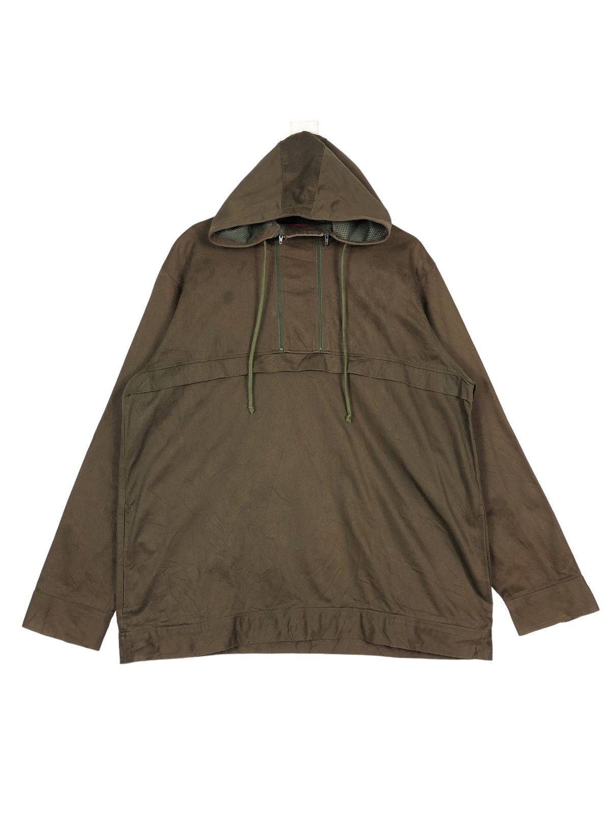 Japanese Brand 🔥Vintage Nearly Equal Hoodie Pull Over Military Amry Style Size US M / EU 48-50 / 2 - 1 Thumbnail