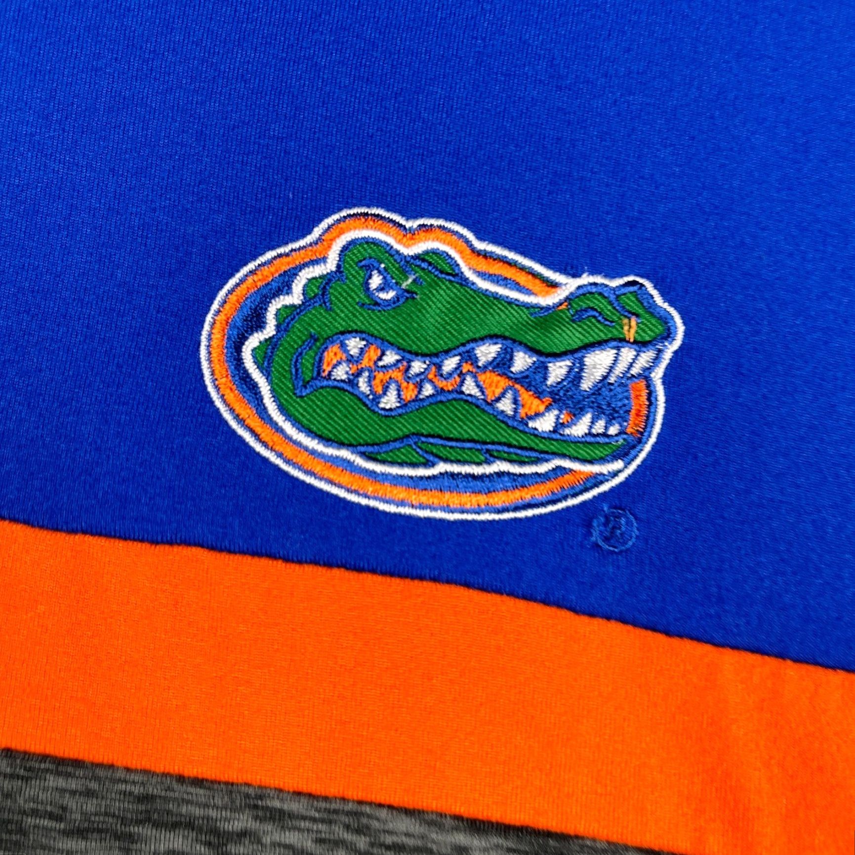 Vintage Florida Gators Colosseum Polo Shirt XL Royal Blue Gray Performance Stretch Mens Size US XL / EU 56 / 4 - 3 Thumbnail