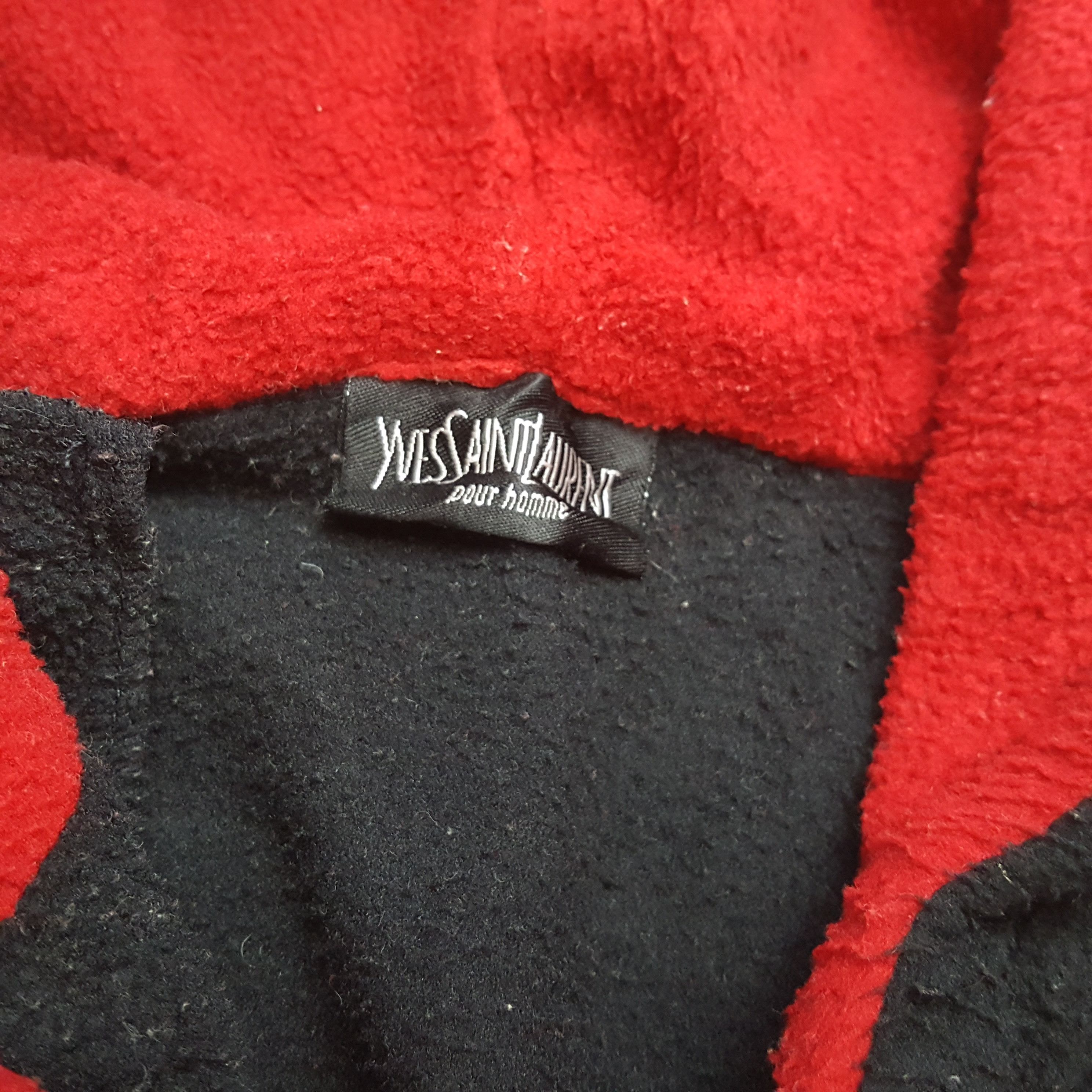 Vintage YVES SAINT LAURENT Logo Spellout Design Zipper Hoodies Size US M / EU 48-50 / 2 - 9 Thumbnail