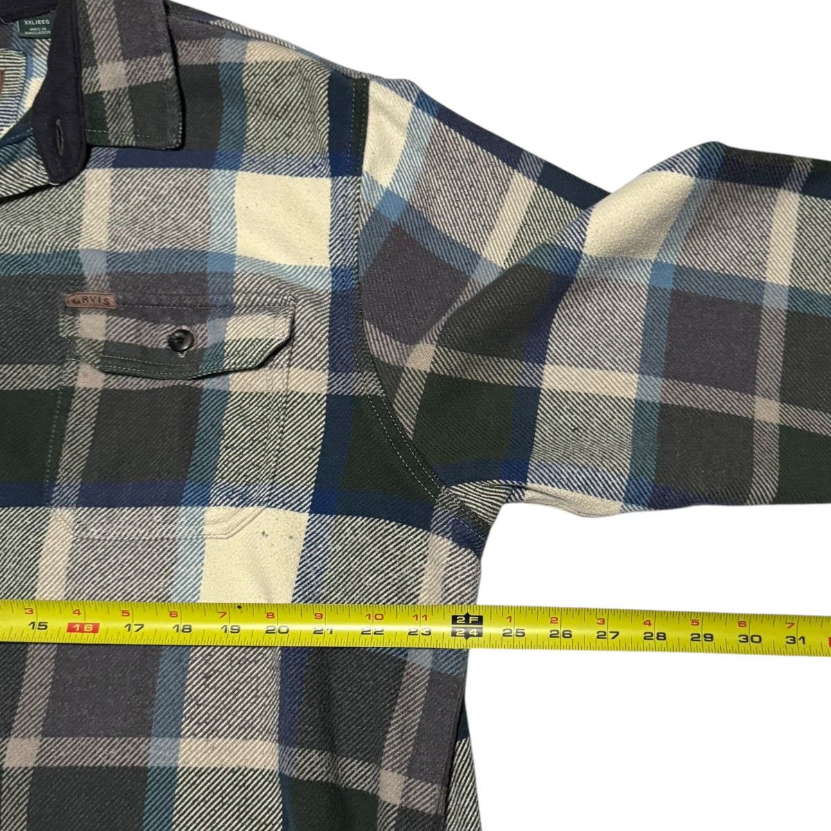 Orvis Orvis Flannel Heavyweight Plaid Button Down Shirt Men's 2XL Size US XXL / EU 58 / 5 - 11 Thumbnail