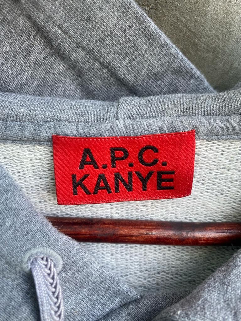 A.P.C. × Kanye West 2014 Grey Hooded Shirt Size US XS / EU 42 / 0 - 8 Thumbnail