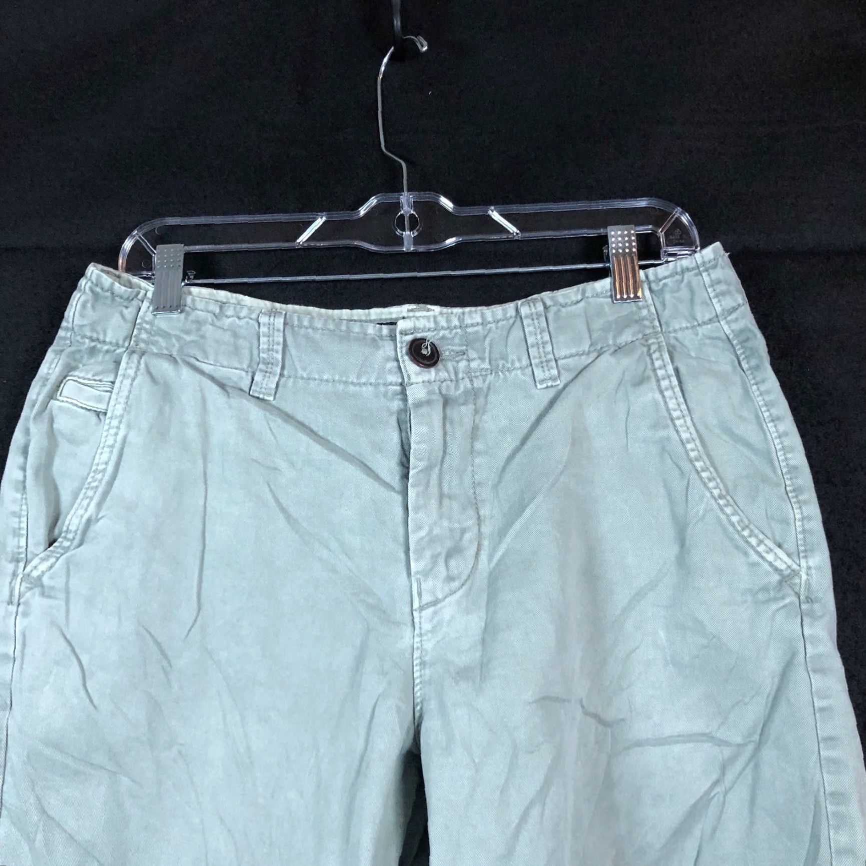 American Eagle Outfitters American Eagle Outfitters Mens Shorts Sea foam Green 100% Cotton Classic 30 Size US 30 / EU 46 - 2 Thumbnail