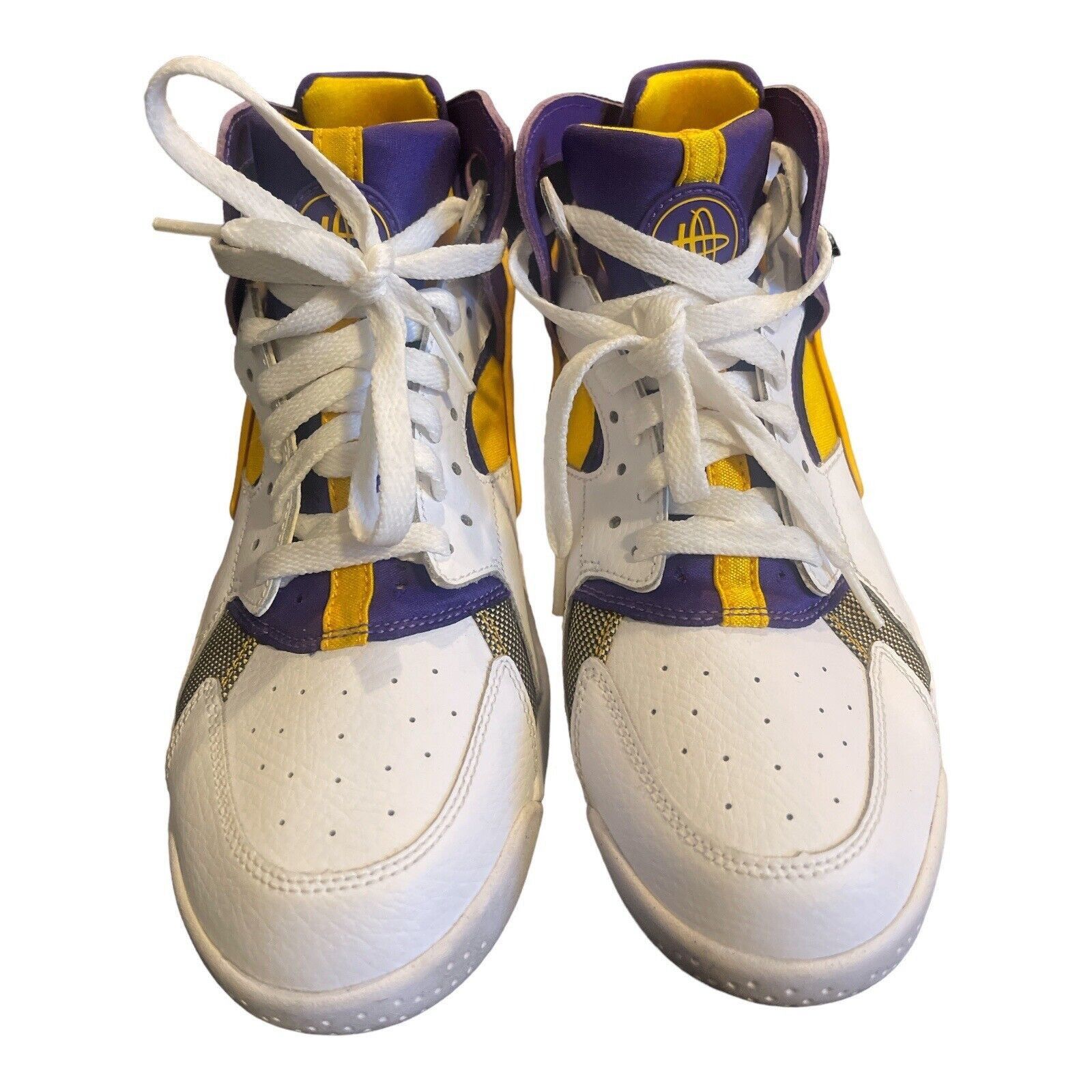 Nike Nike Air Flight Huarache￼ Lakers GS Sz 6.5Y - NO OG BOX Size US 6.5 / EU 39-40 - 1 Thumbnail