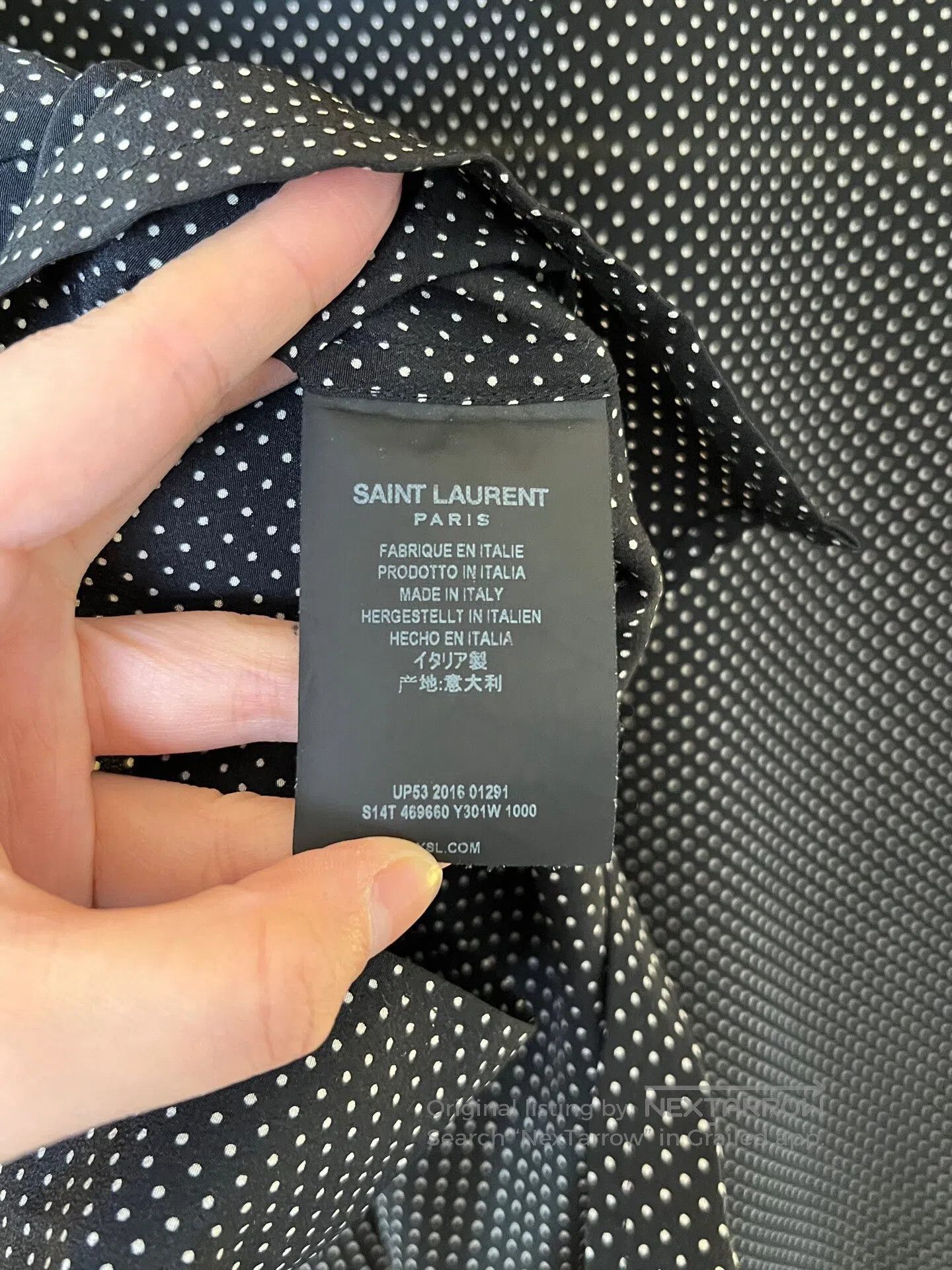 Saint Laurent Paris Saint Laurent Paris Polka dot shirt| Size S / US 4 / IT 40 - 3 Thumbnail