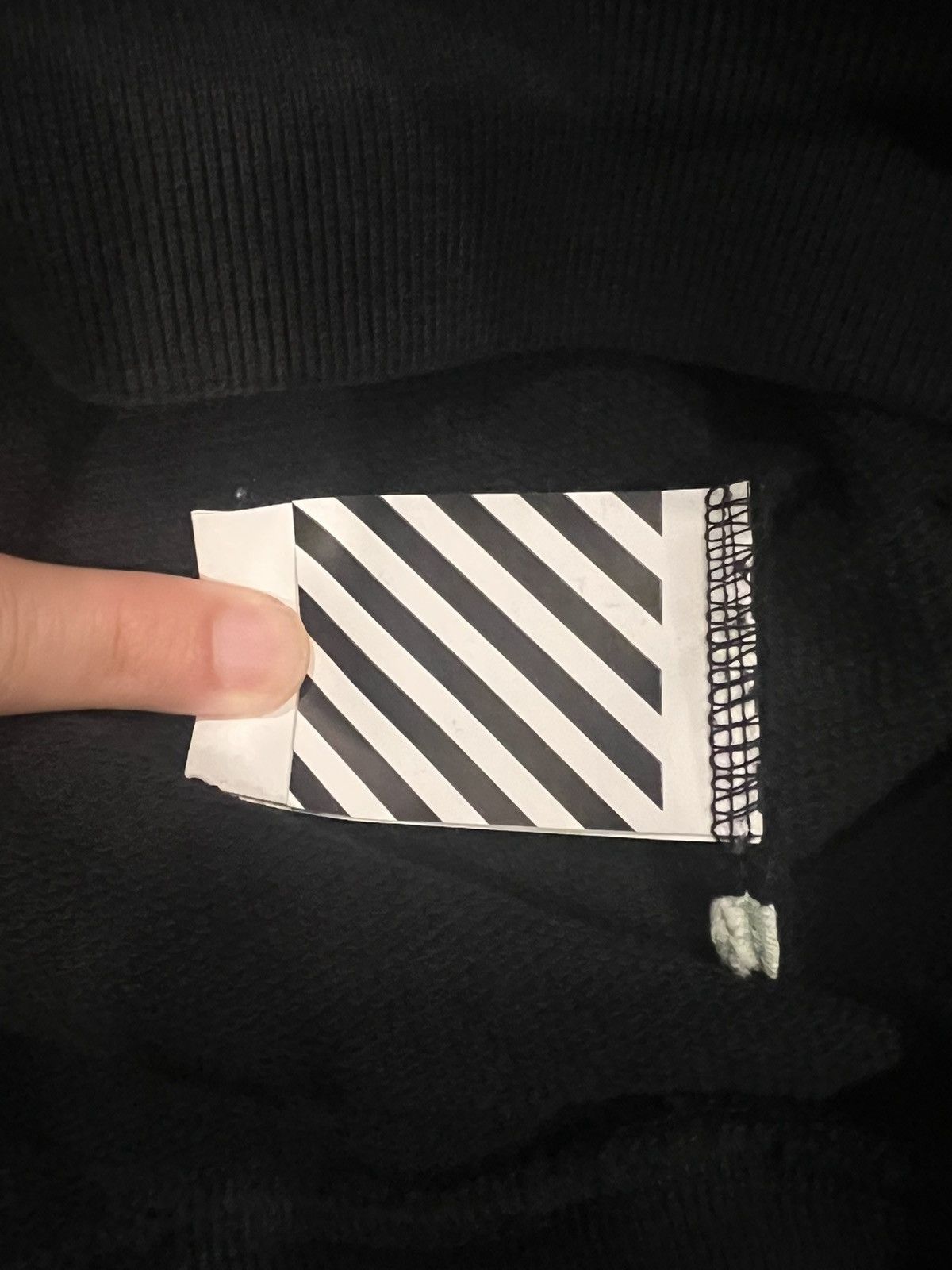 Off-White Off-White black caravaggio crewneck sweatshirt Size US XS / EU 42 / 0 - 4 Thumbnail