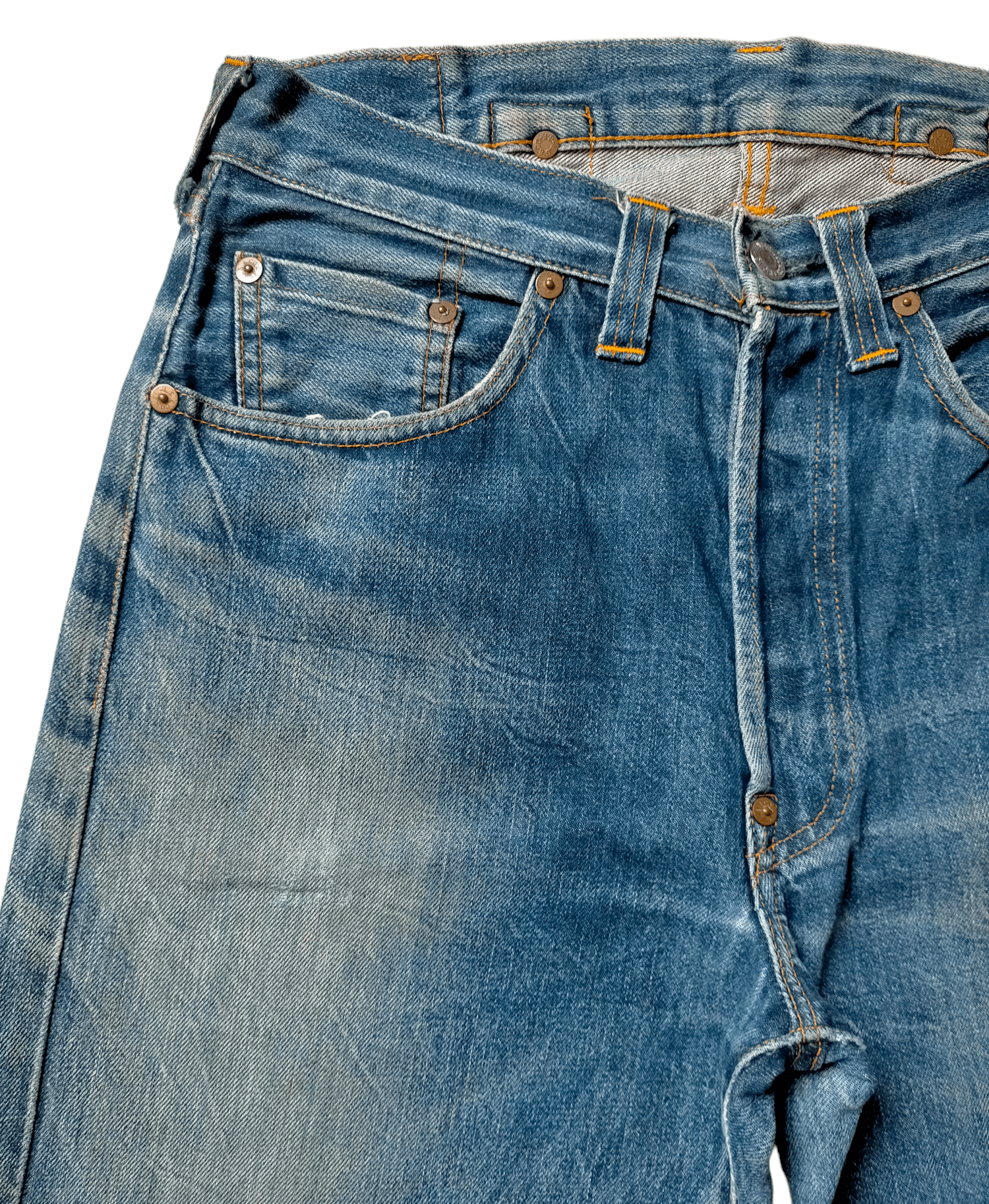 Levi's Vintage Clothing Vintage 90s Levis 501xx Big E Selvedge Jeans Size US 30 / EU 46 - 12 Thumbnail