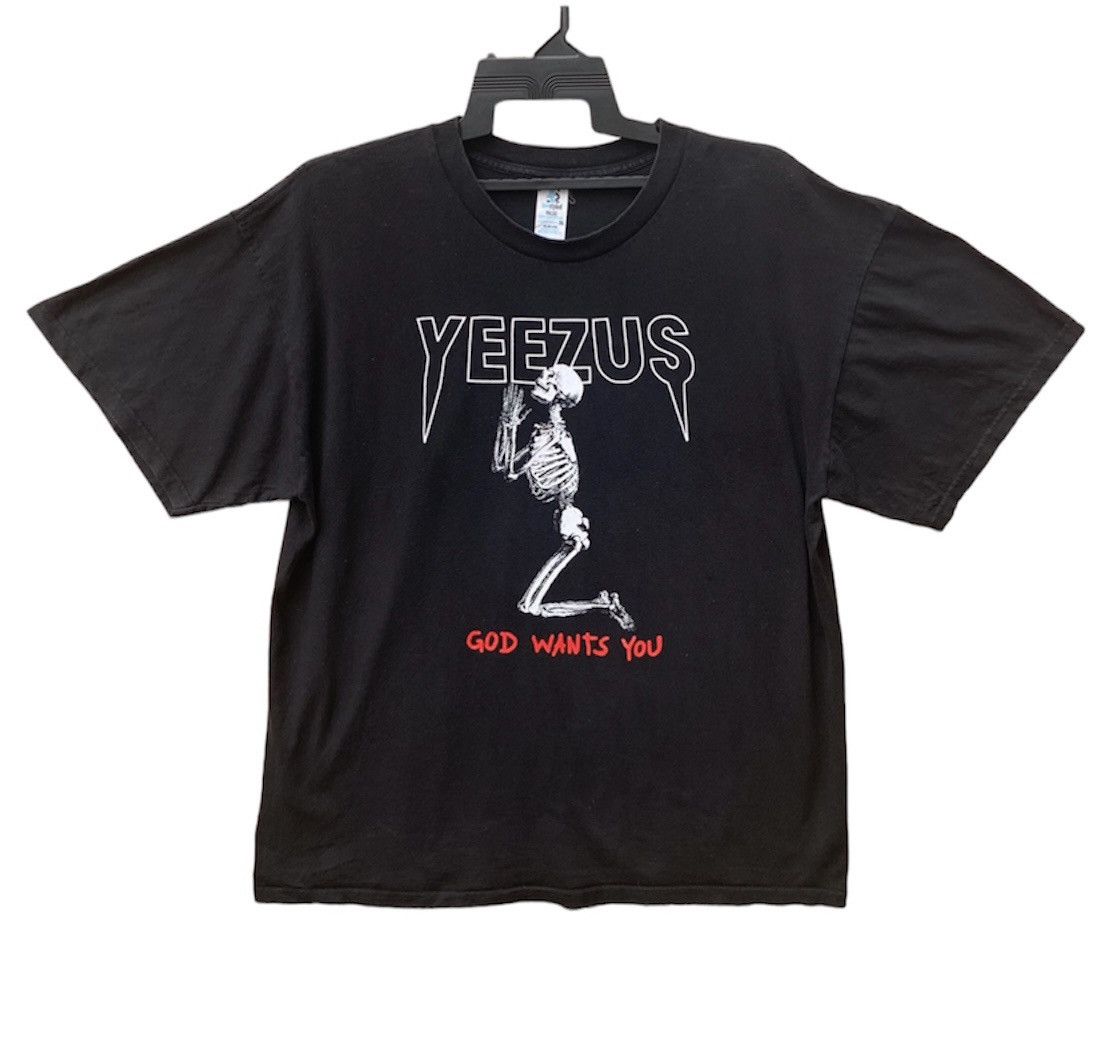 Band Tees Kanya West YEEZUS God Wants You T Shirt Size US XXL / EU 58 / 5 - 1 Thumbnail