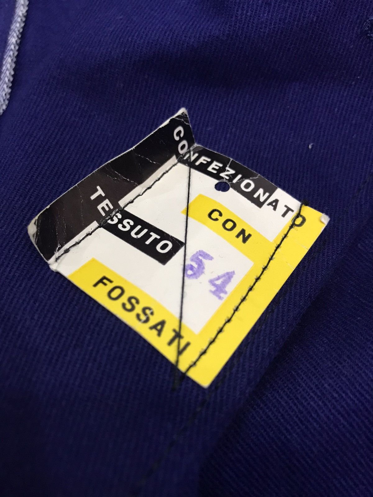 Self Edge × Vintage SELVEDGE NWT CANVAS CHORE JACKET NAVY BLUE Size US L / EU 52-54 / 3 - 7 Thumbnail