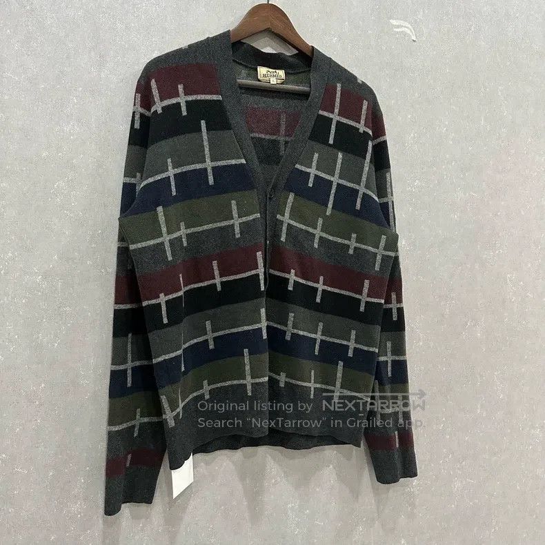 Hermes Hermes Geometric Printed Knitwear Size US XL / EU 56 / 4 - 3 Thumbnail