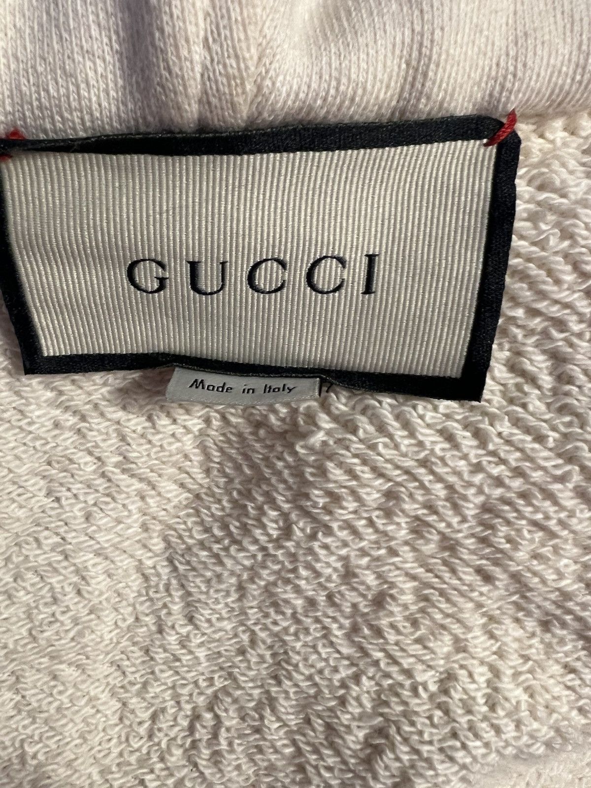 Gucci Gucci Game Logo Felted Cotton Jersey Zip Hoodie. Size US L / EU 52-54 / 3 - 7 Thumbnail
