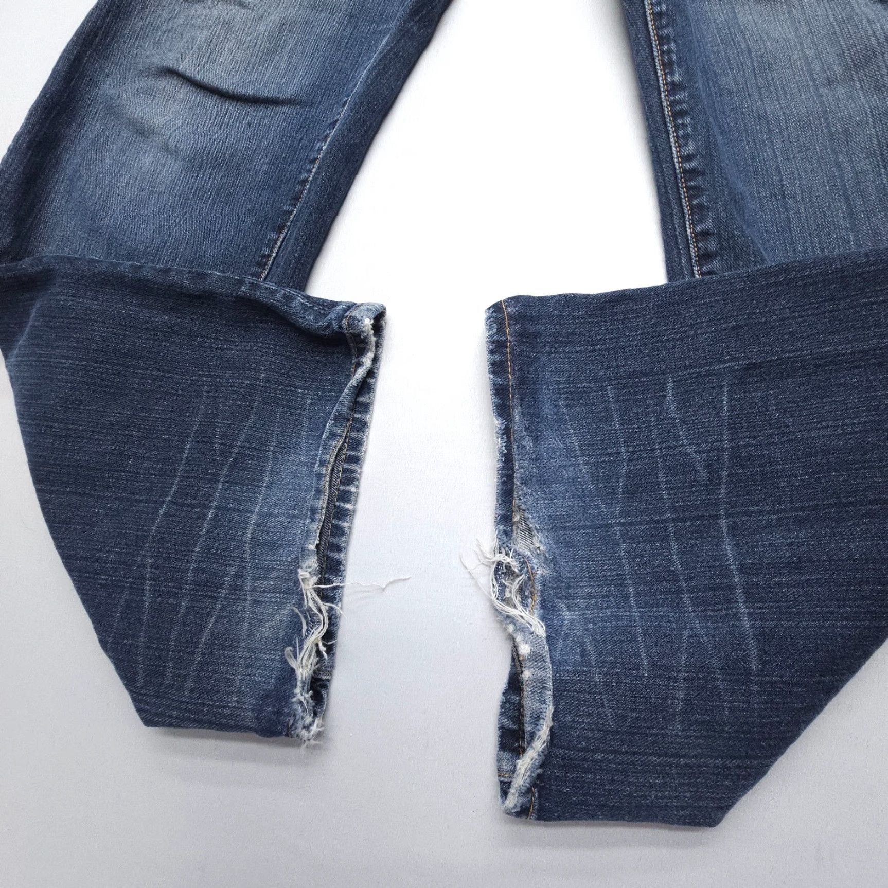 Calvin Klein VINTAGE Calvin Klein Slouchy Jeans Mens 40 x 31" Dark Distressed Worn-in Baggy Denim Jeans 90s American Size US 40 / EU 56 - 6 Thumbnail