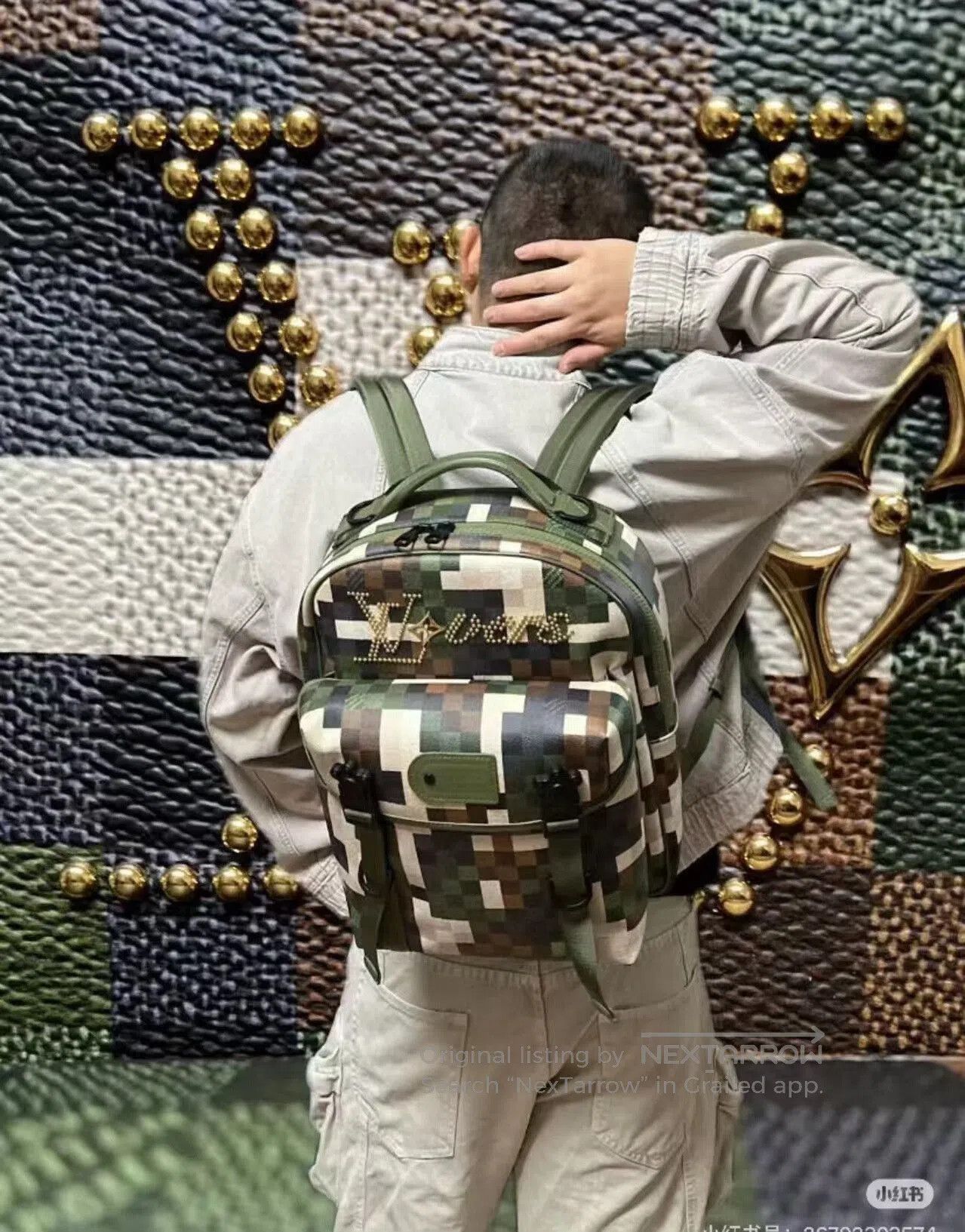 Louis Vuitton Louis Vuitton Pharrell Camo Backpack. Size ONE SIZE - 5 Thumbnail