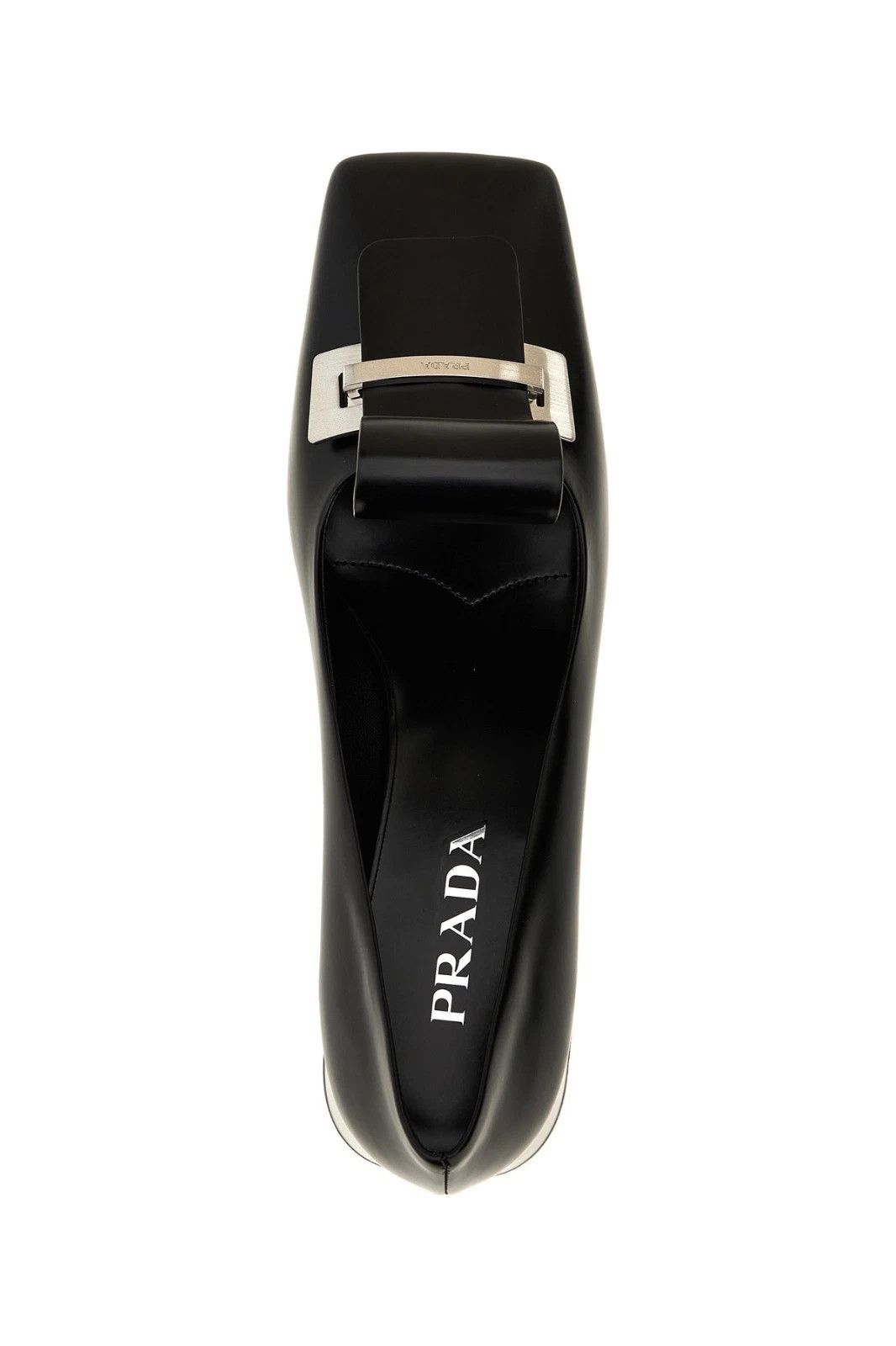 Prada PRADA Black Leather Pumps New And Authentic Size US 10 / IT 40 - 4 Thumbnail