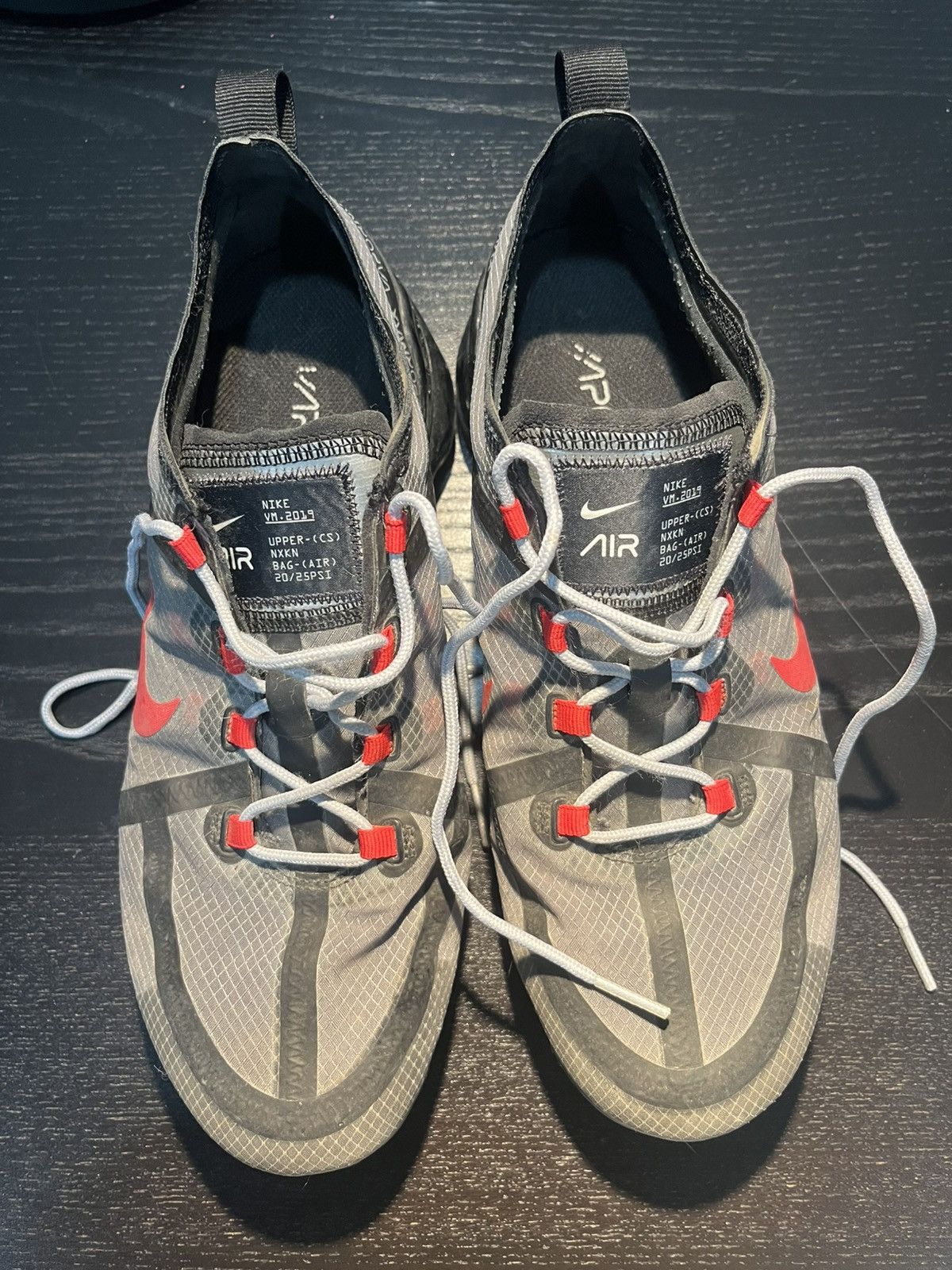 Nike Nike Air Vapormax 2019 – Grey/Black/Red – Size 9 US Size US 9 / EU 42 - 1 Thumbnail
