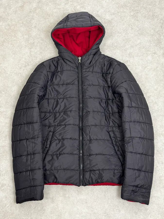Vintage 2000s Massimo Rebecchi Reversible Black & Red Puffer Jacket Size US M / EU 48-50 / 2 - 2 Thumbnail